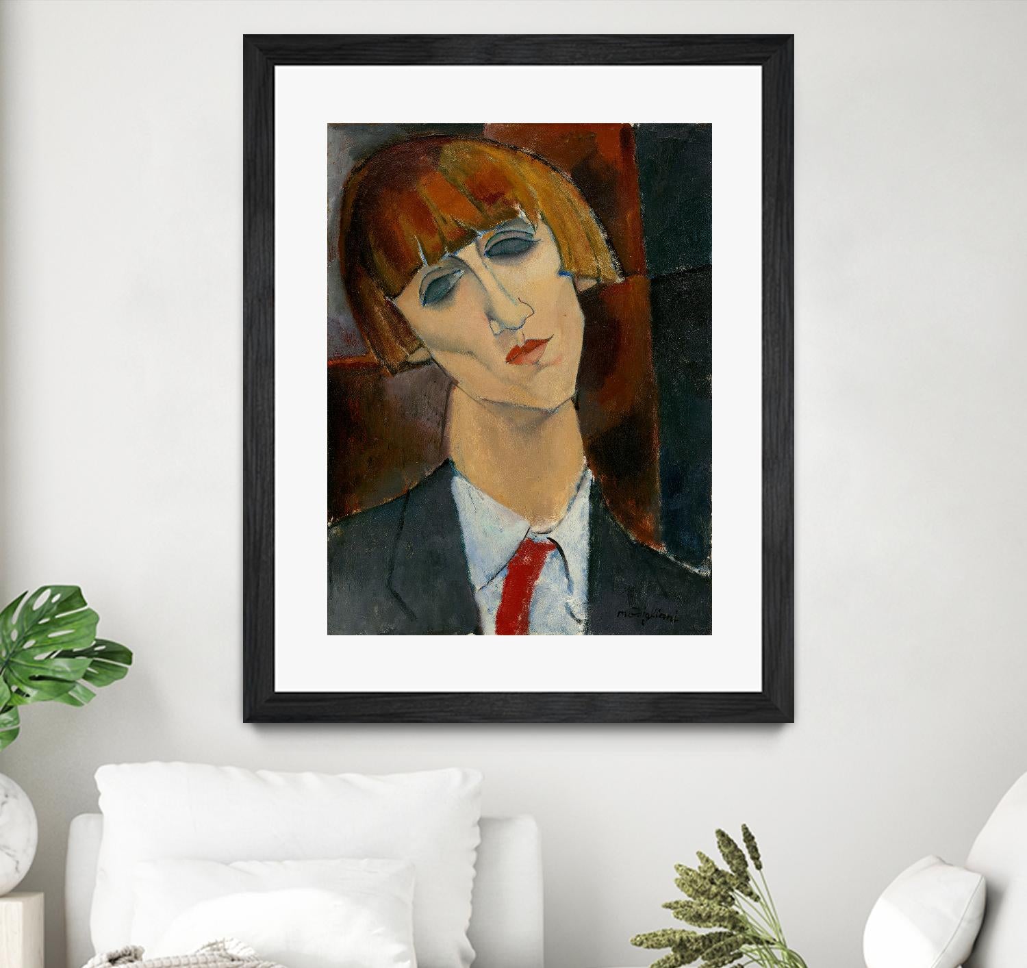 Madame Kisling, 1917 by Amedeo Modigliani on GIANT ART - beige museums modigliani