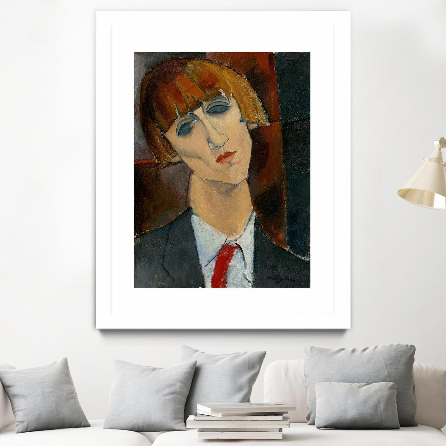 Madame Kisling, 1917 by Amedeo Modigliani on GIANT ART - beige museums modigliani