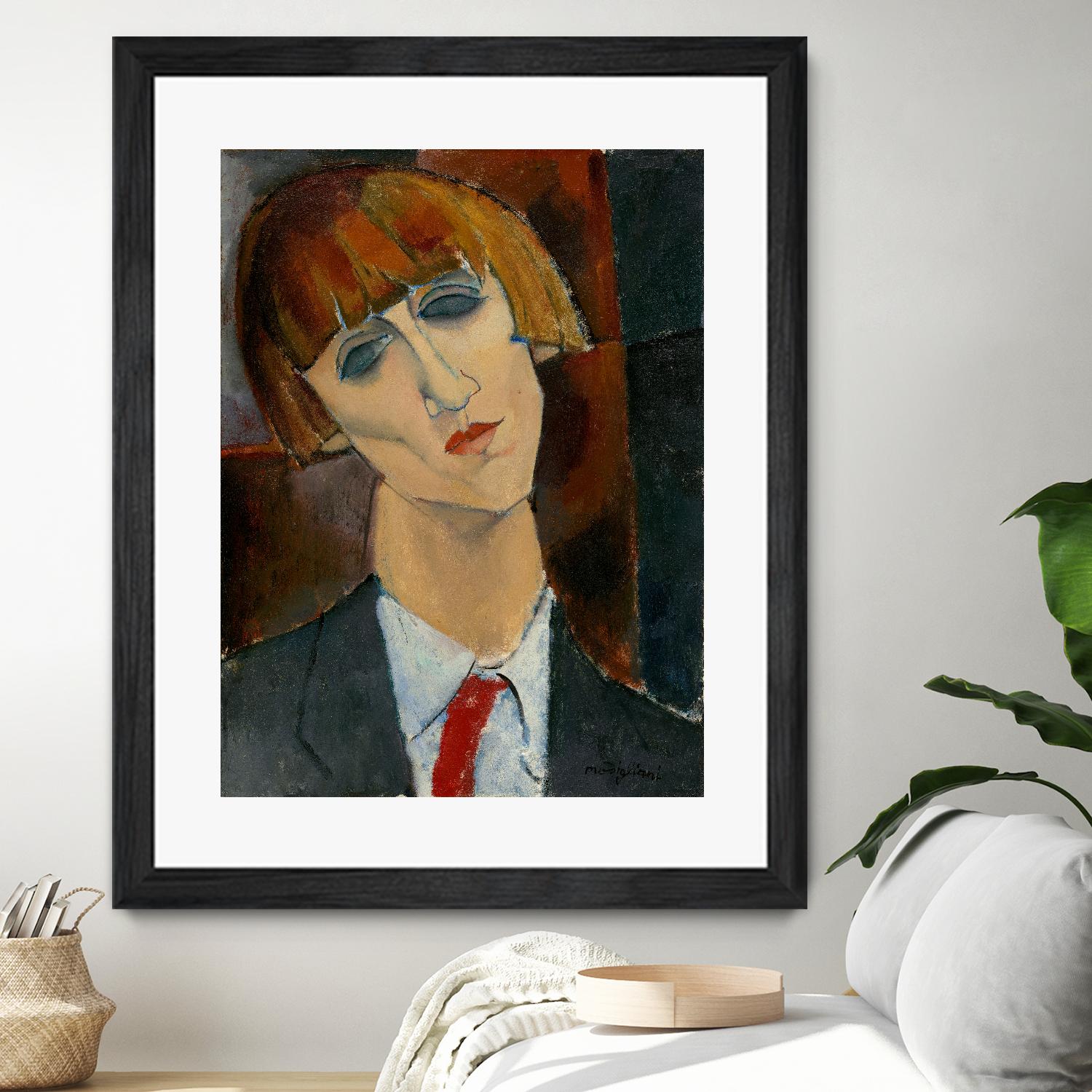 Madame Kisling, 1917 by Amedeo Modigliani on GIANT ART - beige museums modigliani