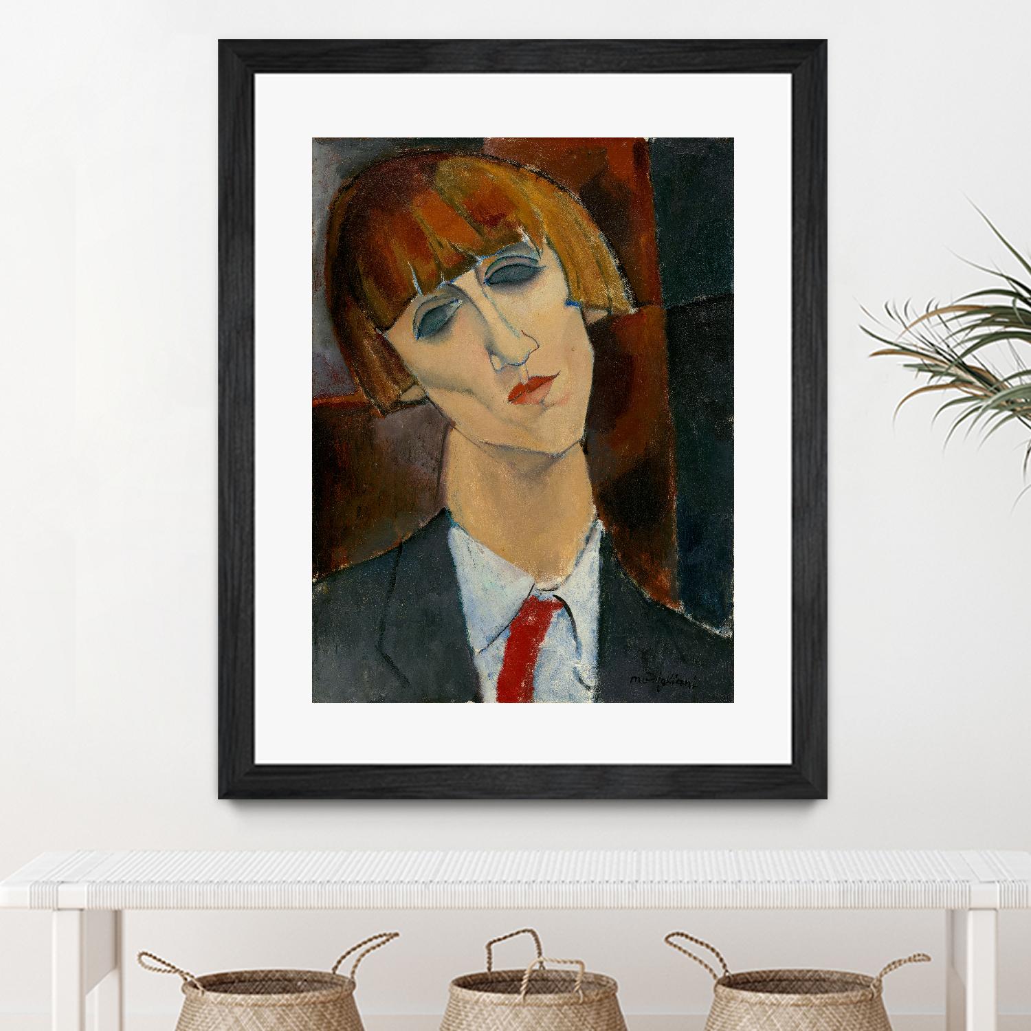 Madame Kisling, 1917 by Amedeo Modigliani on GIANT ART - beige museums modigliani