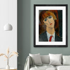 Madame Kisling, 1917 by Amedeo Modigliani on GIANT ART - beige museums modigliani