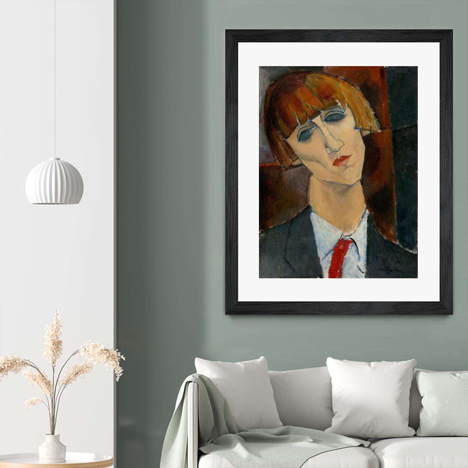 Madame Kisling, 1917 by Amedeo Modigliani on GIANT ART - beige museums modigliani