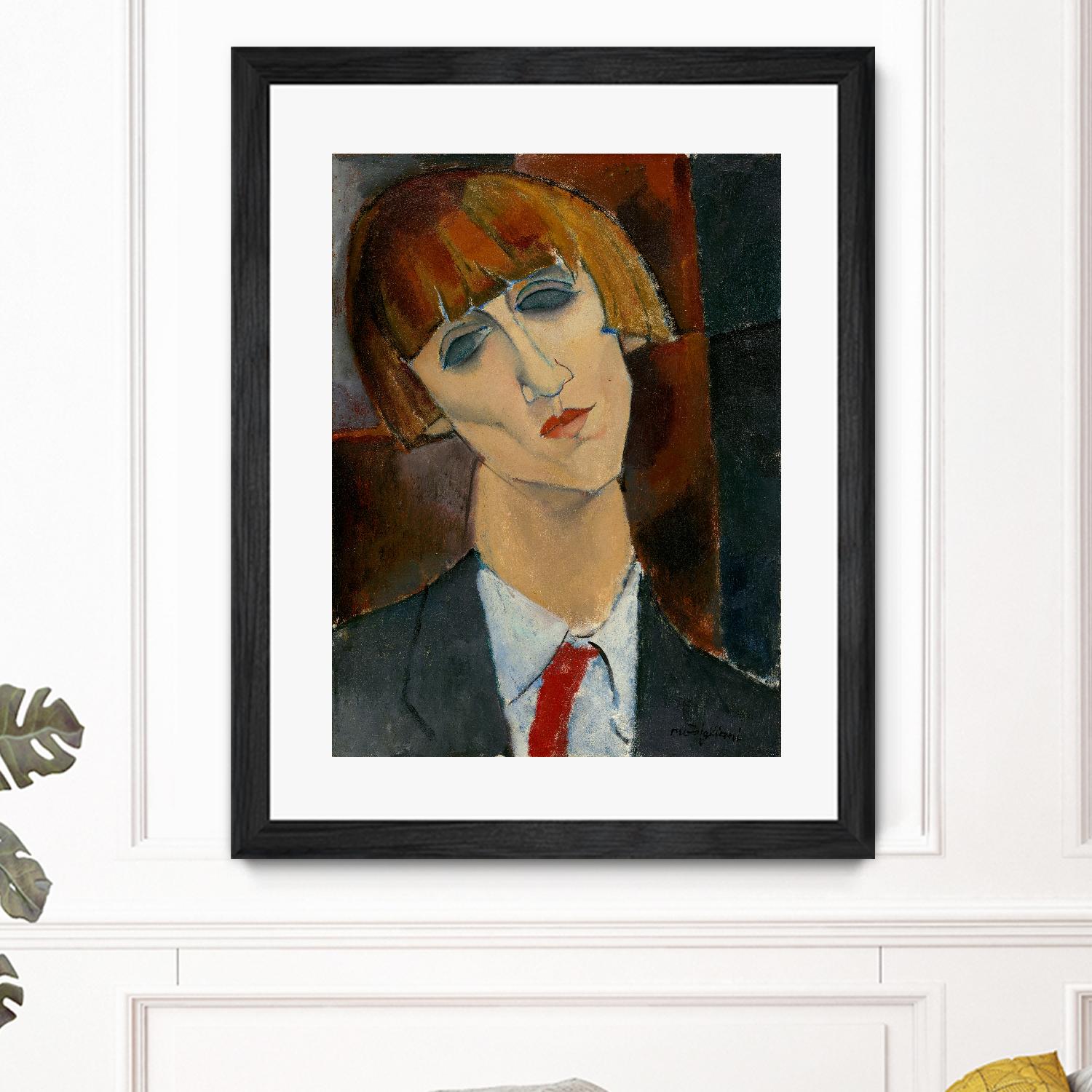 Madame Kisling, 1917 by Amedeo Modigliani on GIANT ART - beige museums modigliani