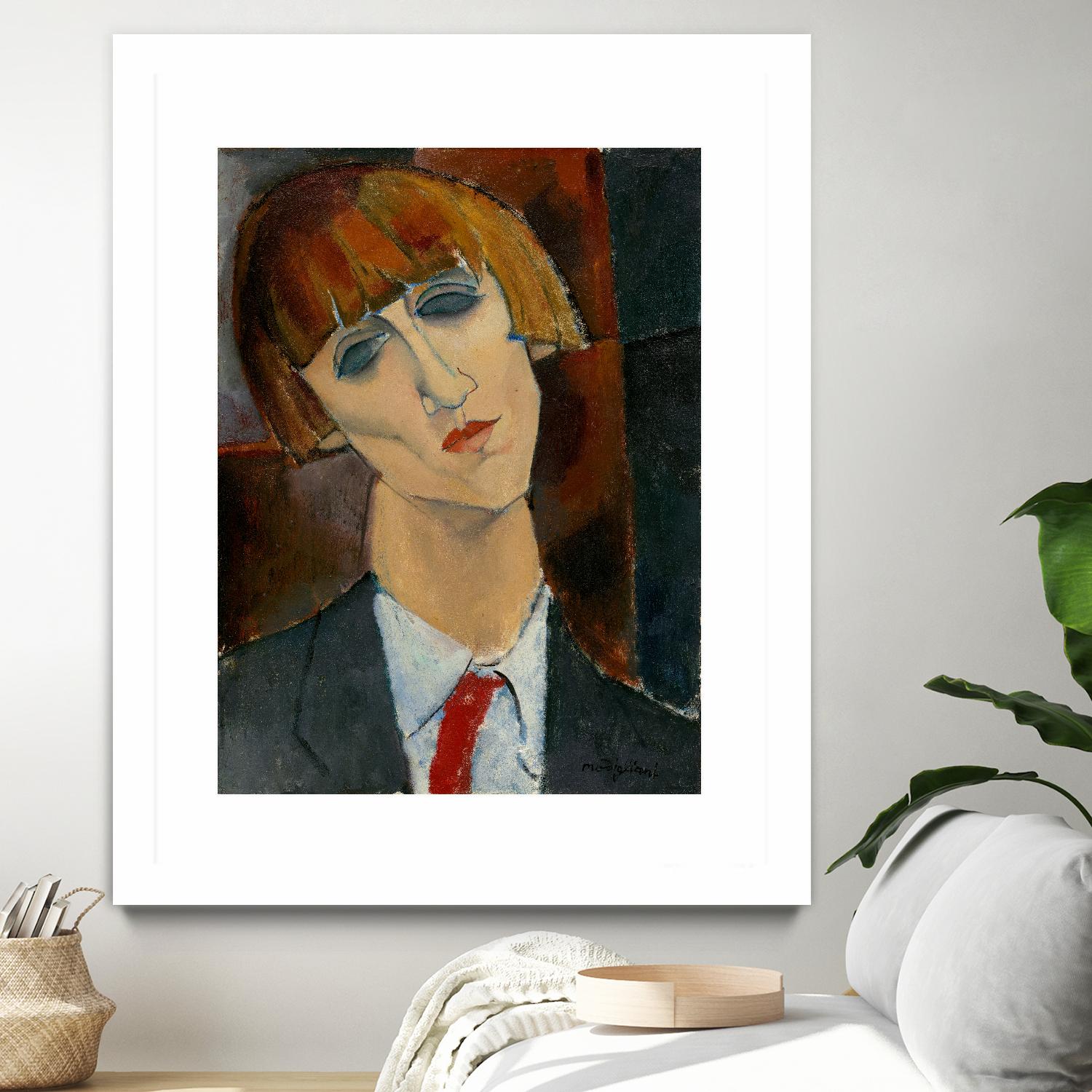 Madame Kisling, 1917 by Amedeo Modigliani on GIANT ART - beige museums modigliani