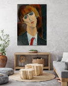 Madame Kisling, 1917 by Amedeo Modigliani on GIANT ART - beige museums modigliani