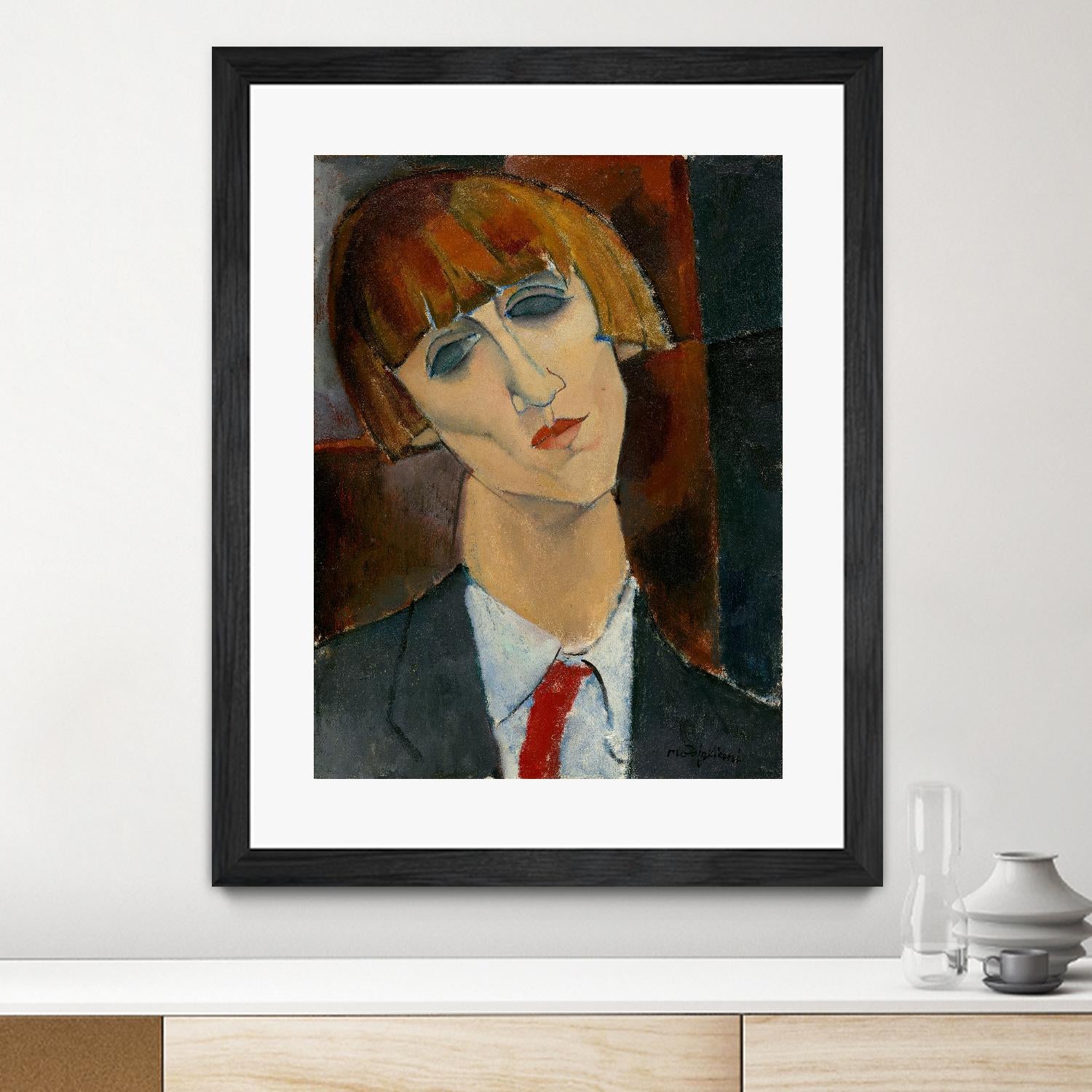 Madame Kisling, 1917 by Amedeo Modigliani on GIANT ART - beige museums modigliani