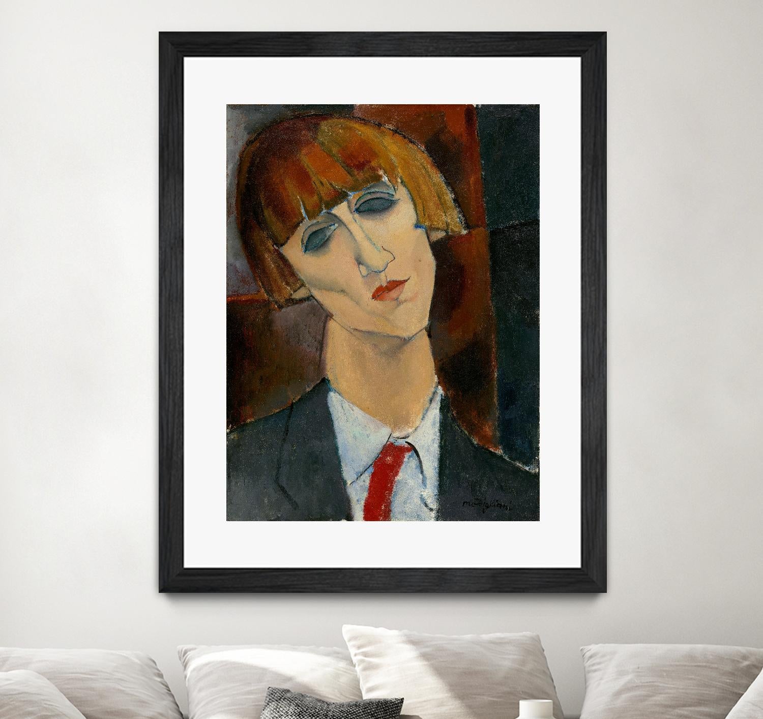 Madame Kisling, 1917 by Amedeo Modigliani on GIANT ART - beige museums modigliani