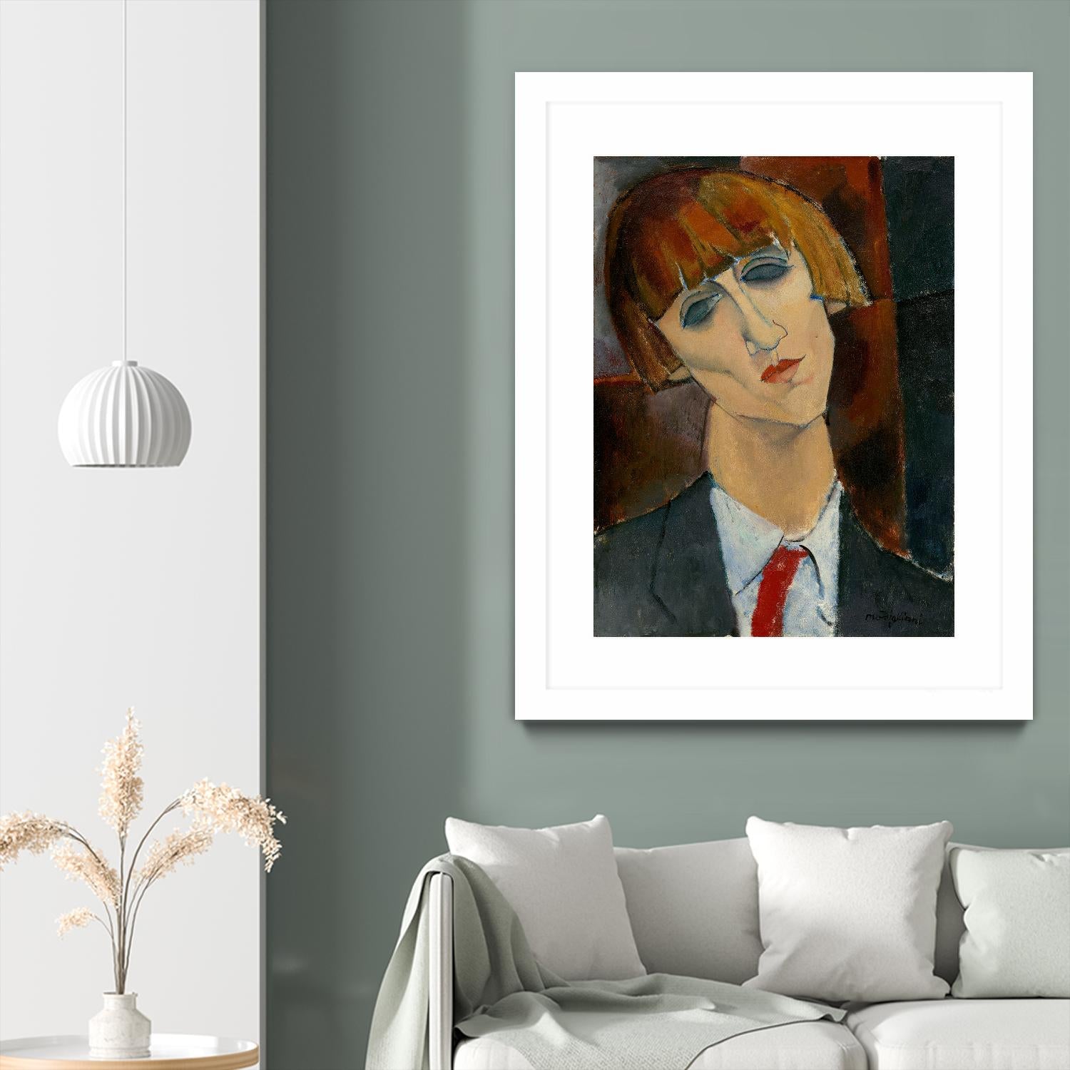 Madame Kisling, 1917 by Amedeo Modigliani on GIANT ART - beige museums modigliani