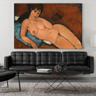 NUDE ON A BLUE CUSHION, 1917 by Amedeo Modigliani on GIANT ART - museums