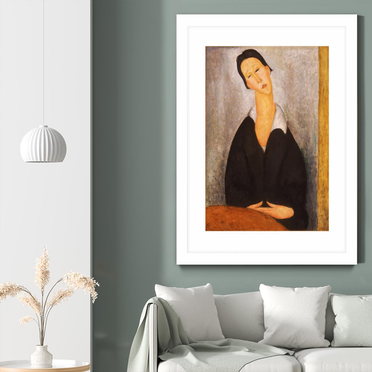 Portrait of a Polish Woman by Amedeo Modigliani on GIANT ART - beige museums