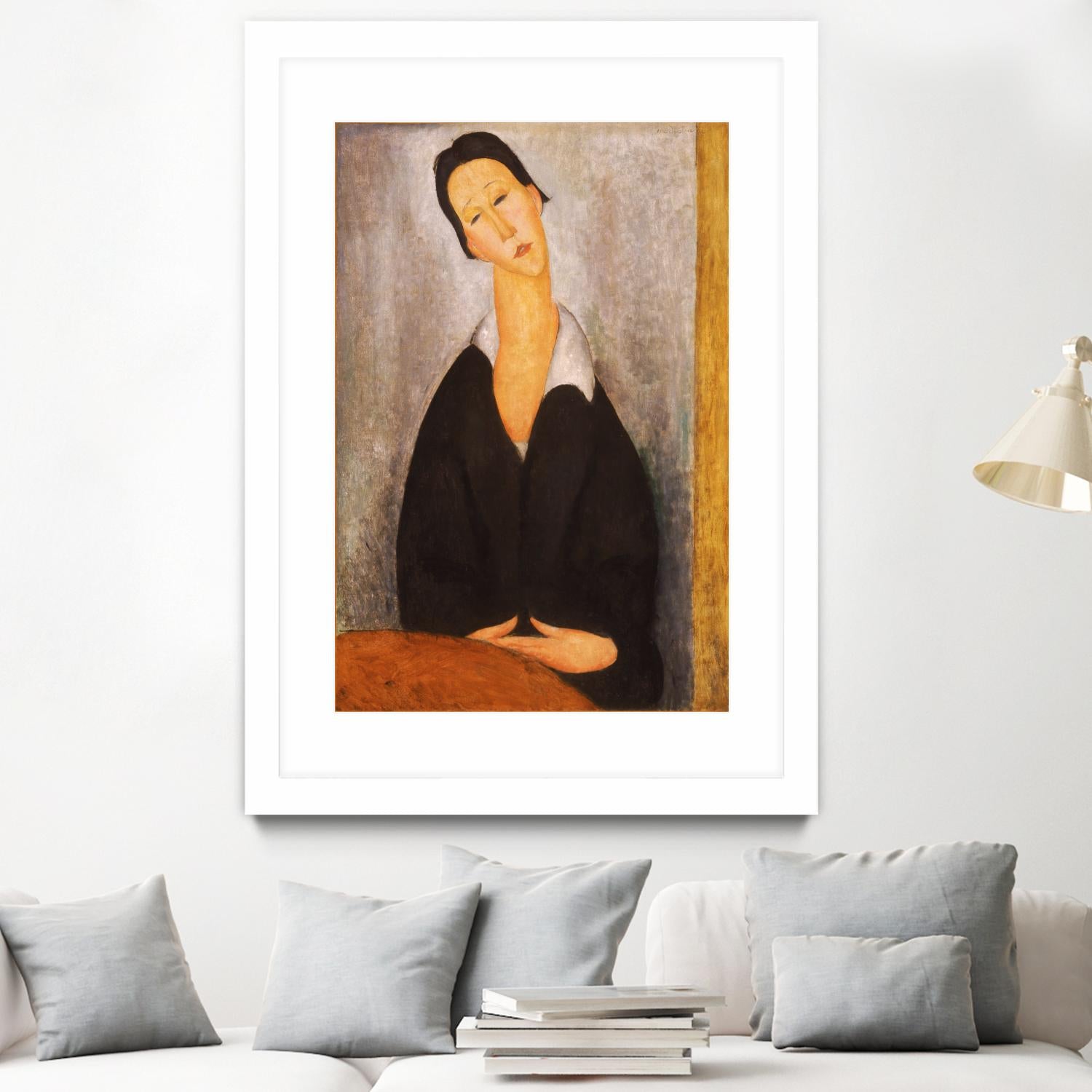 Portrait of a Polish Woman by Amedeo Modigliani on GIANT ART - beige museums