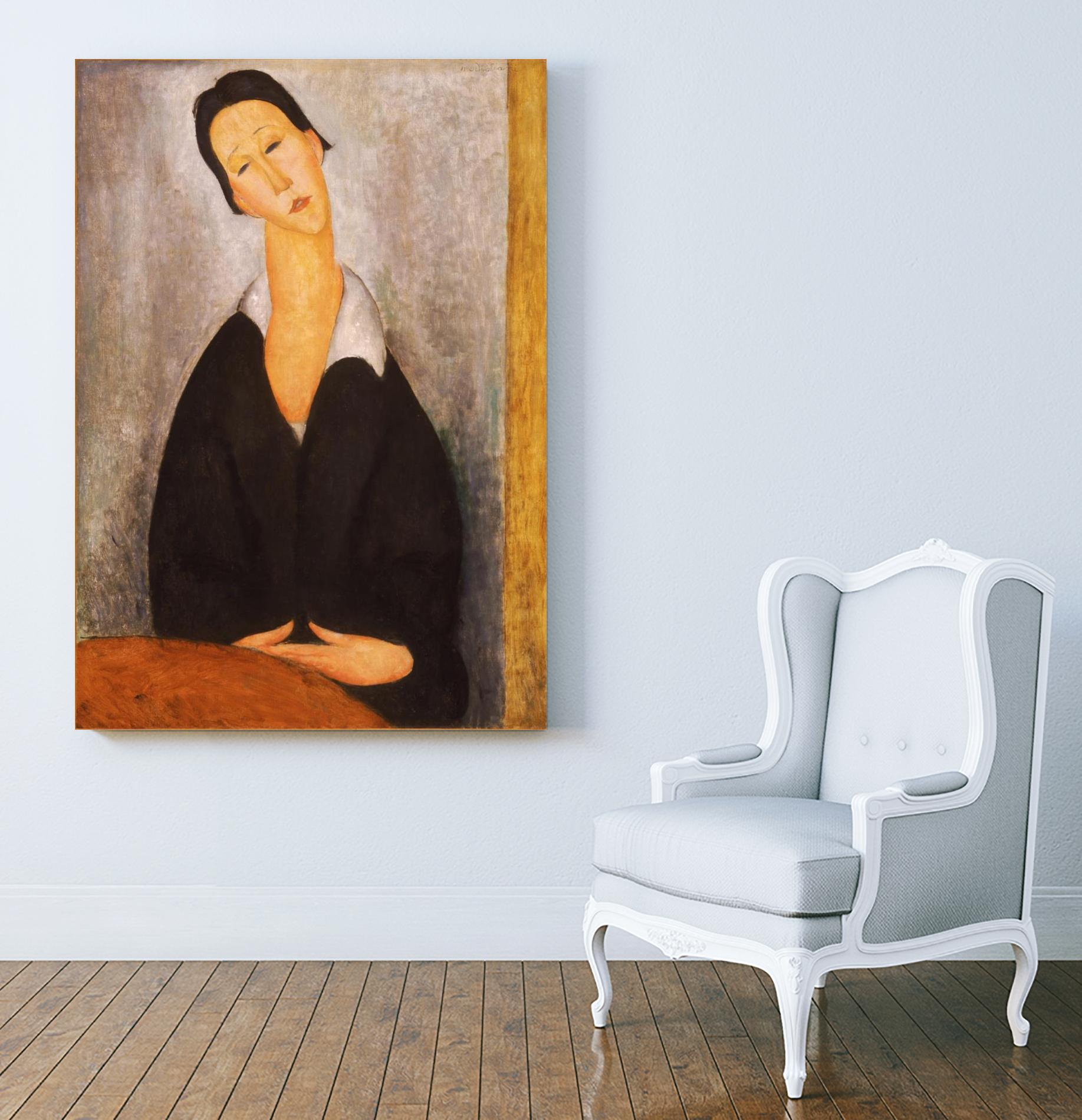 Portrait of a Polish Woman by Amedeo Modigliani on GIANT ART - beige museums