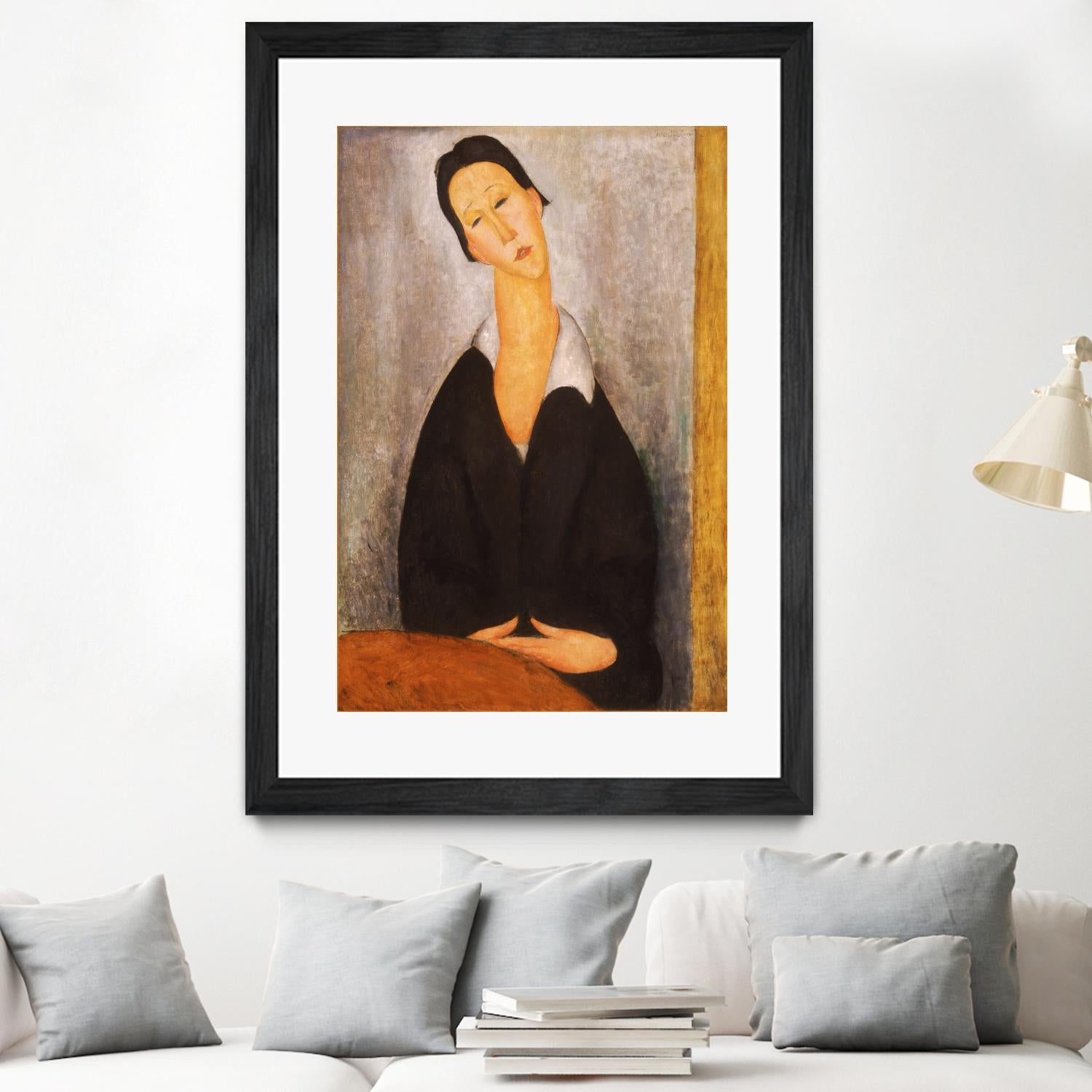 Portrait of a Polish Woman by Amedeo Modigliani on GIANT ART - beige museums