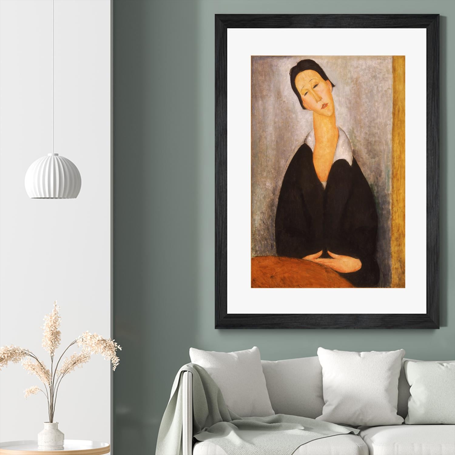 Portrait of a Polish Woman by Amedeo Modigliani on GIANT ART - beige museums