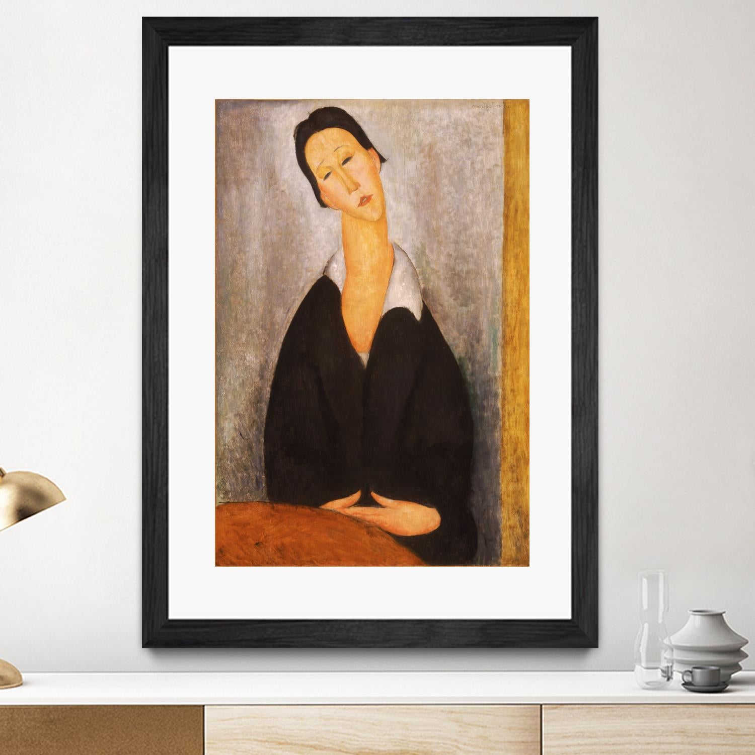 Portrait of a Polish Woman by Amedeo Modigliani on GIANT ART - beige museums