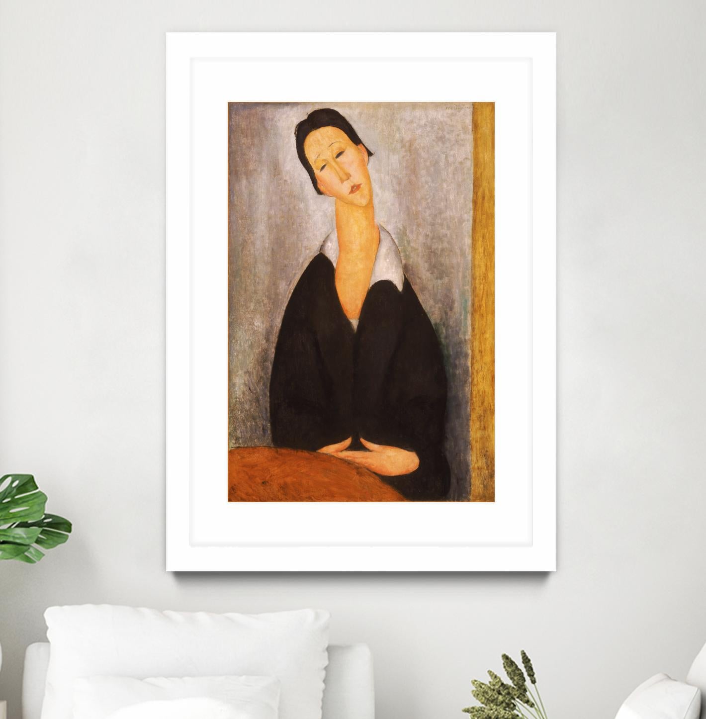 Portrait of a Polish Woman by Amedeo Modigliani on GIANT ART - beige museums