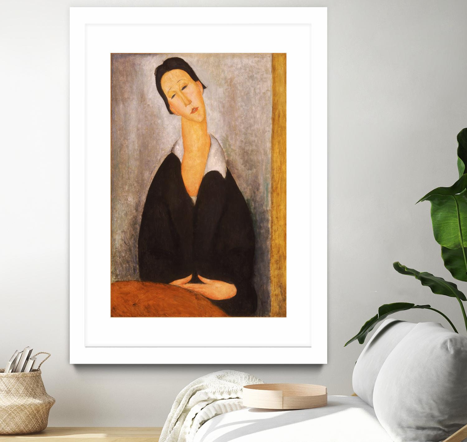 Portrait of a Polish Woman by Amedeo Modigliani on GIANT ART - beige museums