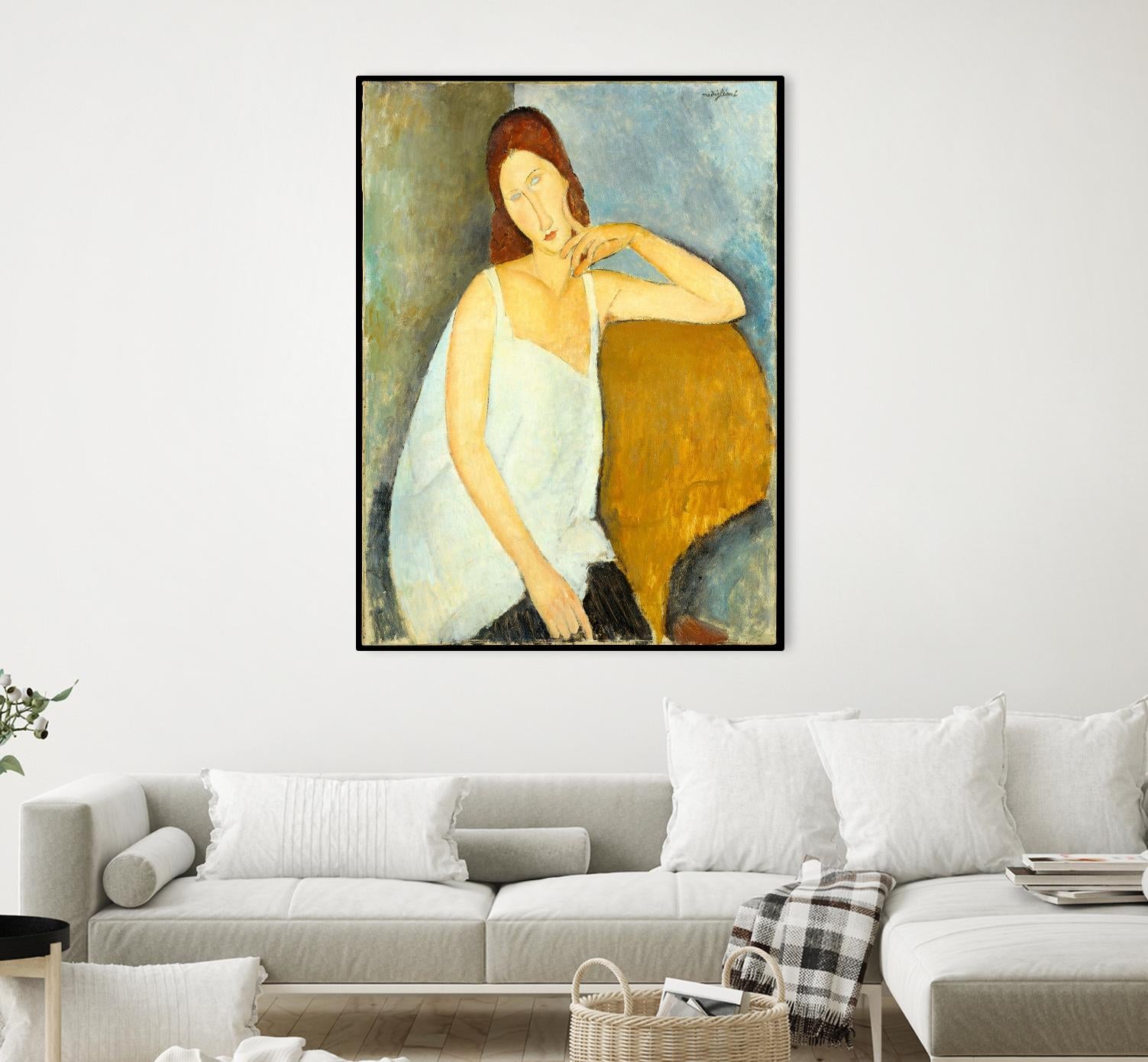 Jeanne Hébuterne (1898–1920) by Amedeo Modigliani on GIANT ART - museums