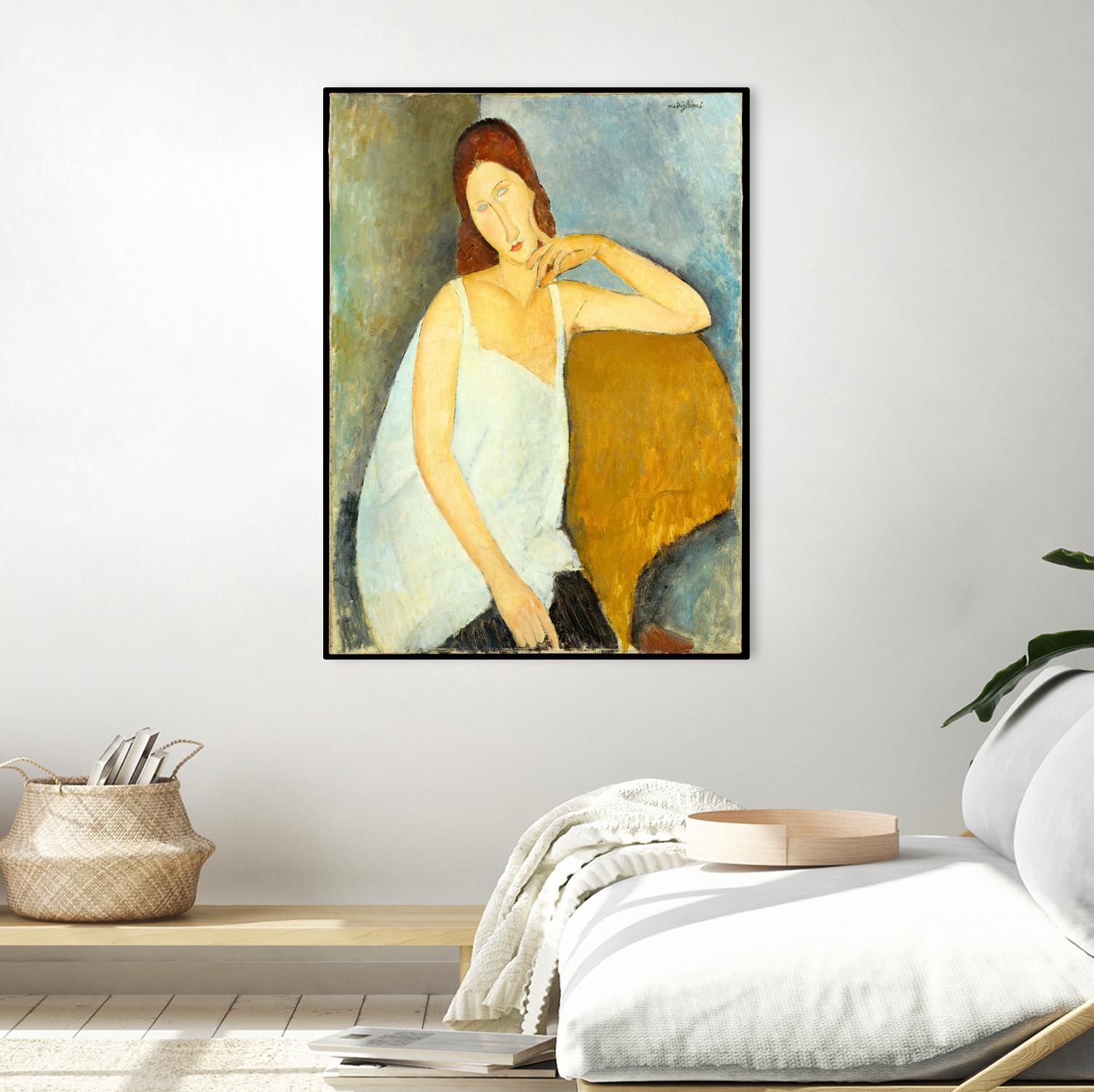 Jeanne Hébuterne (1898–1920) by Amedeo Modigliani on GIANT ART - museums