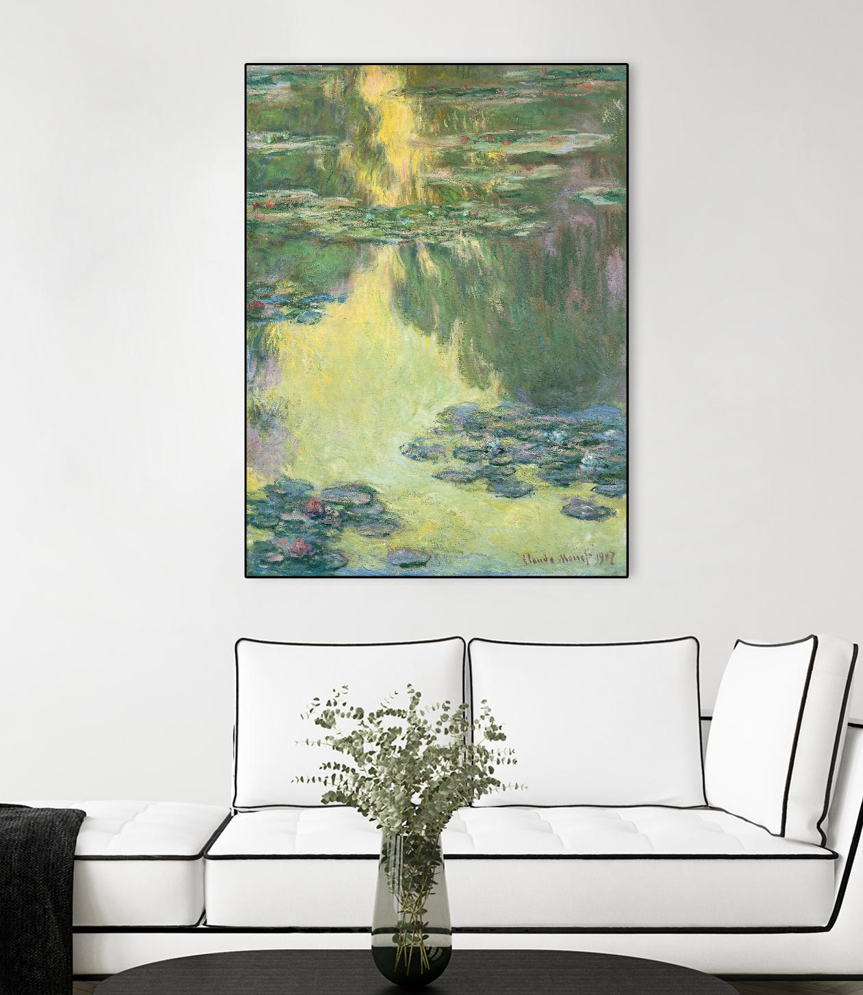 Waterlilies,1907 by Claude Monet on GIANT ART - museums flowers