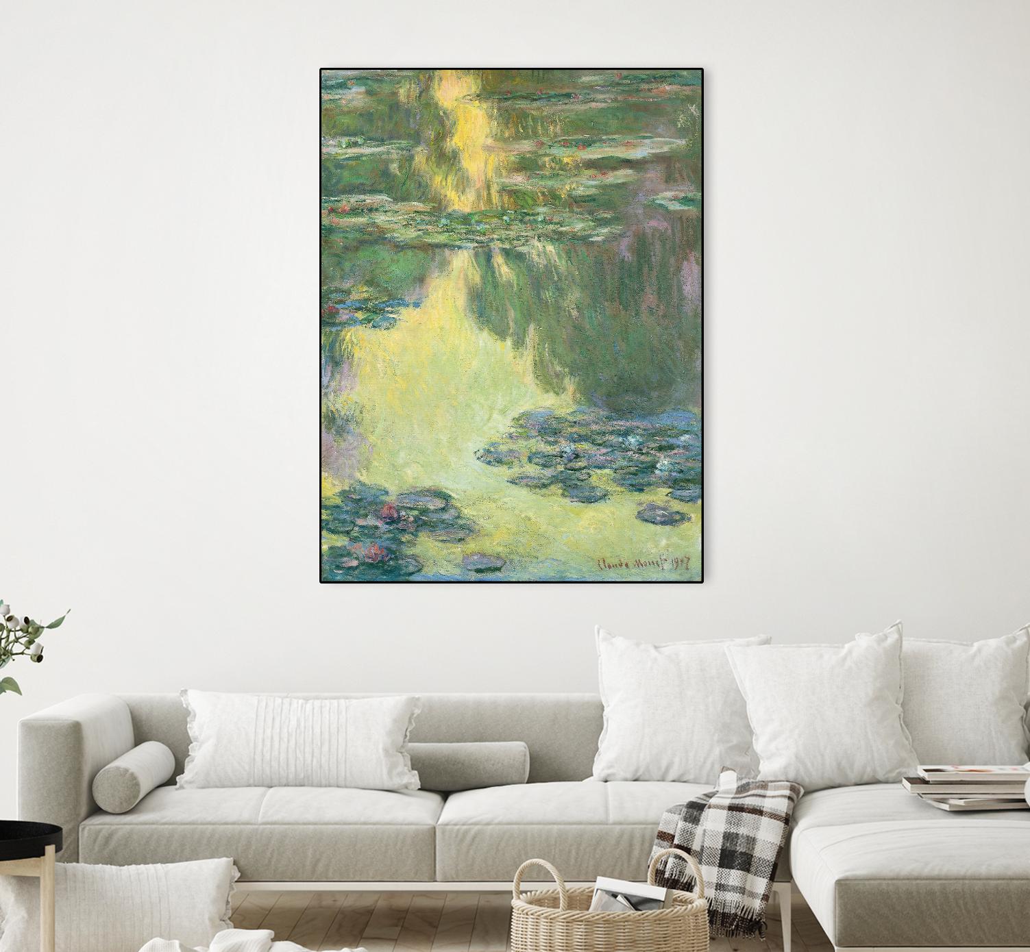 Waterlilies,1907 by Claude Monet on GIANT ART - museums flowers