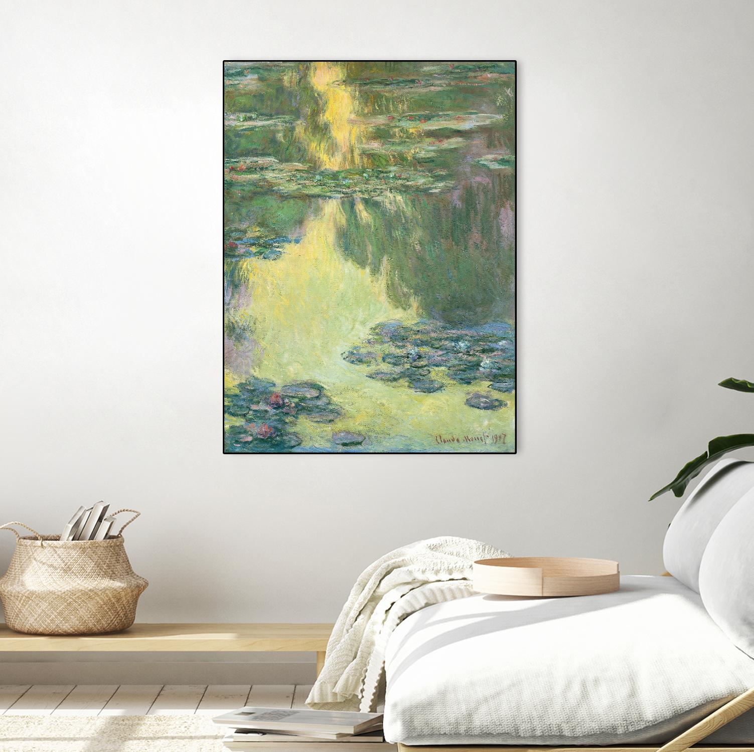Waterlilies,1907 by Claude Monet on GIANT ART - museums flowers