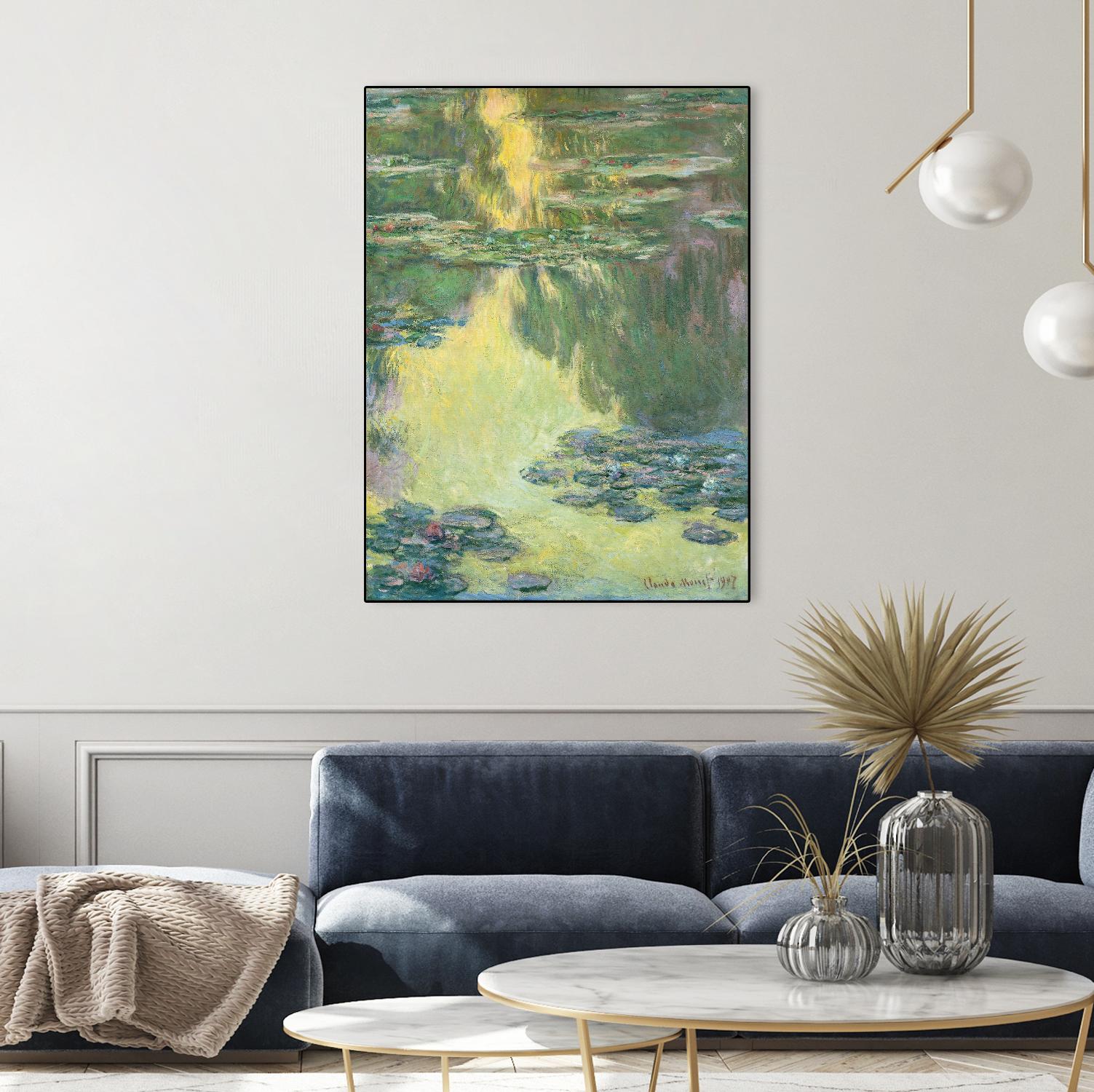 Waterlilies,1907 by Claude Monet on GIANT ART - museums flowers