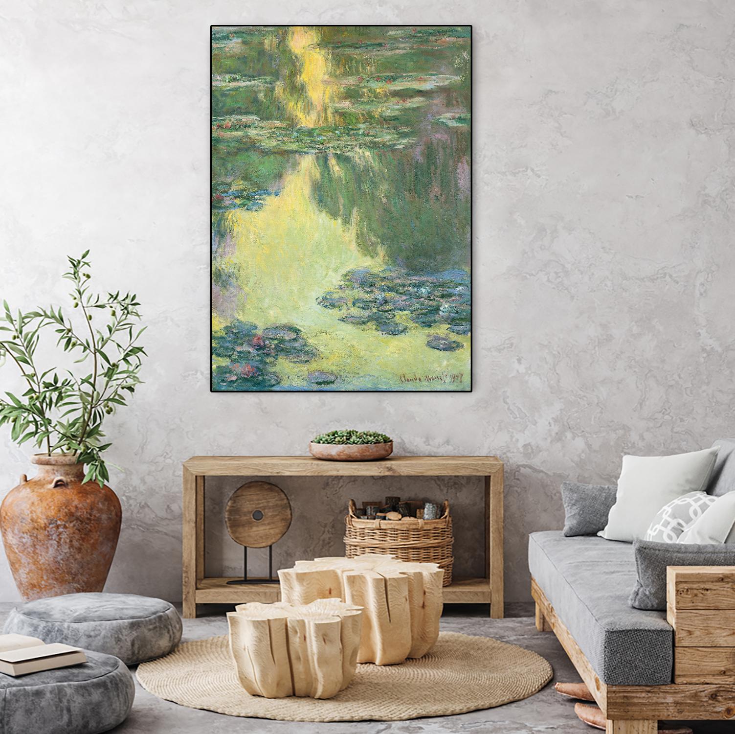 Waterlilies,1907 by Claude Monet on GIANT ART - museums flowers