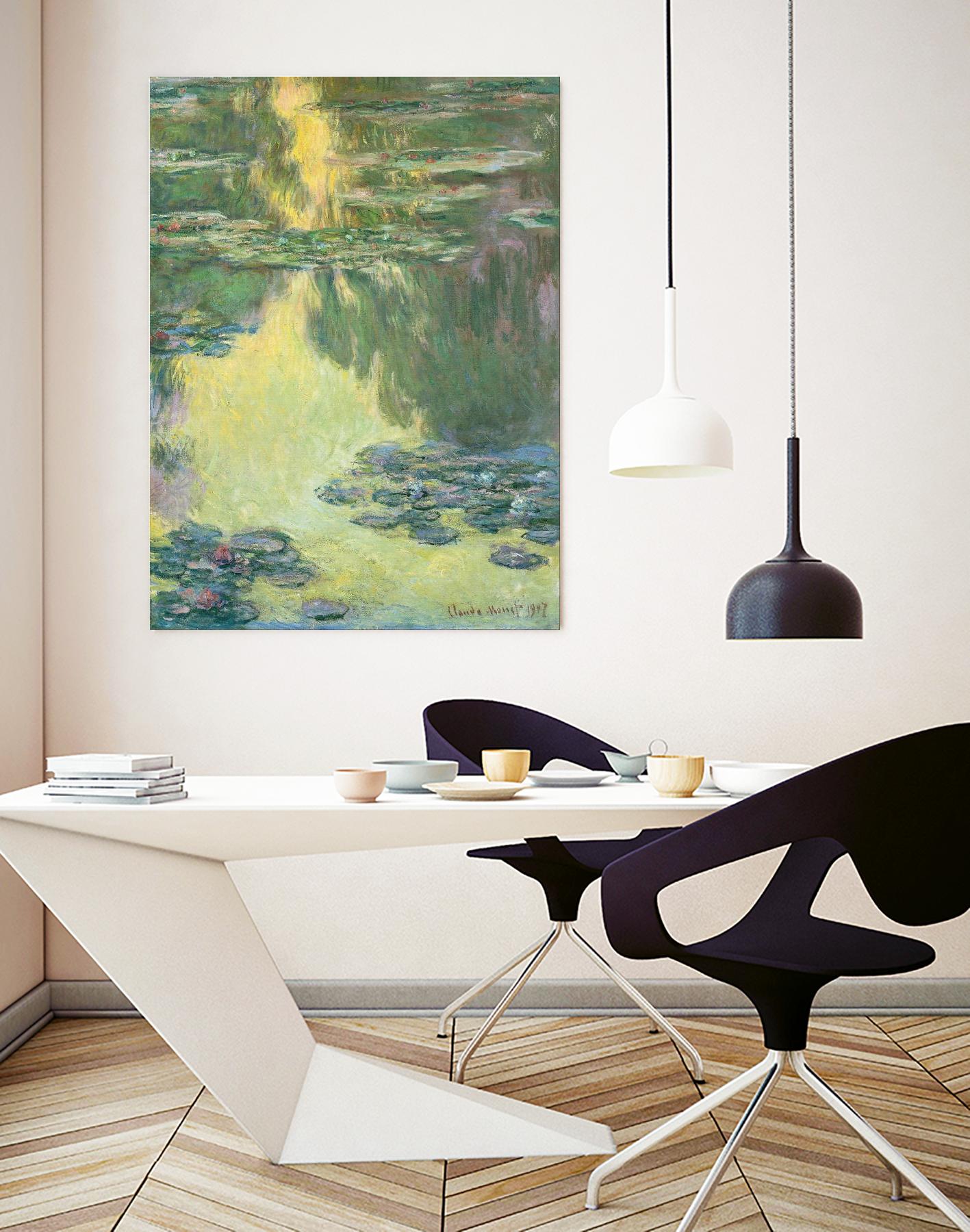 Waterlilies,1907 by Claude Monet on GIANT ART - museums flowers