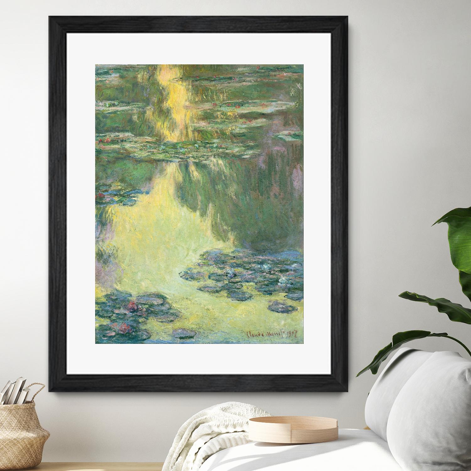 Waterlilies,1907 by Claude Monet on GIANT ART - museums flowers