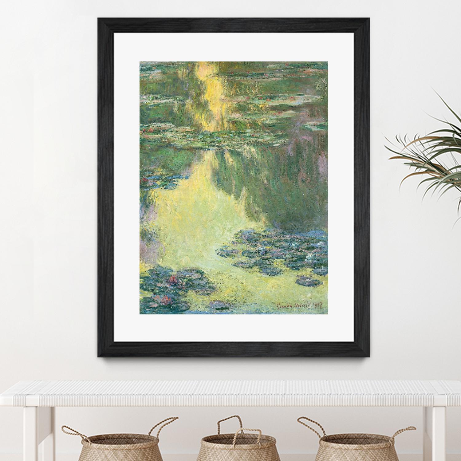 Waterlilies,1907 by Claude Monet on GIANT ART - museums flowers