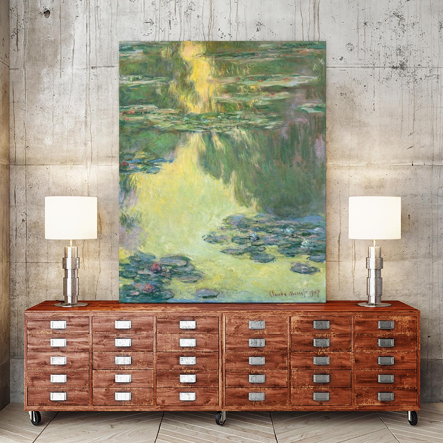 Waterlilies,1907 by Claude Monet on GIANT ART - museums flowers