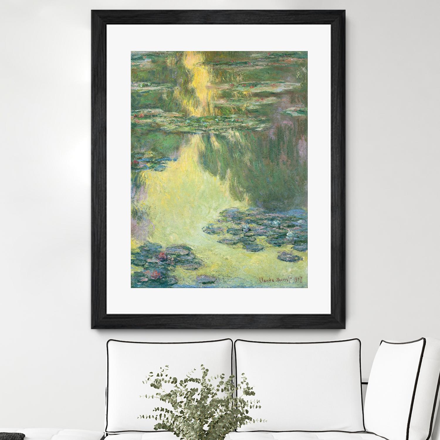 Waterlilies,1907 by Claude Monet on GIANT ART - museums flowers