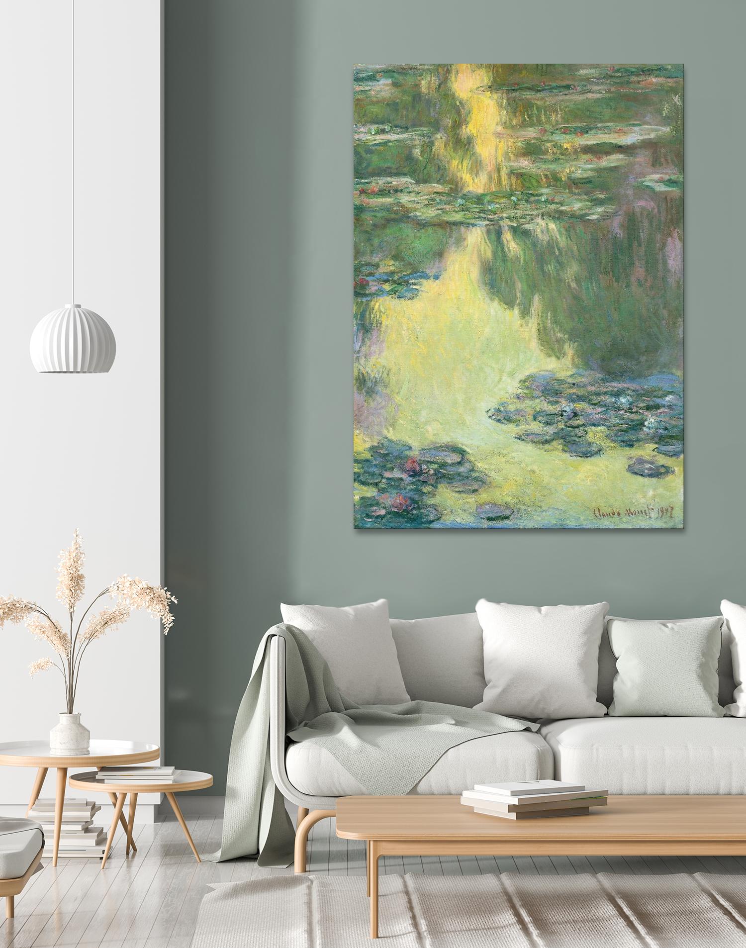 Waterlilies,1907 by Claude Monet on GIANT ART - museums flowers