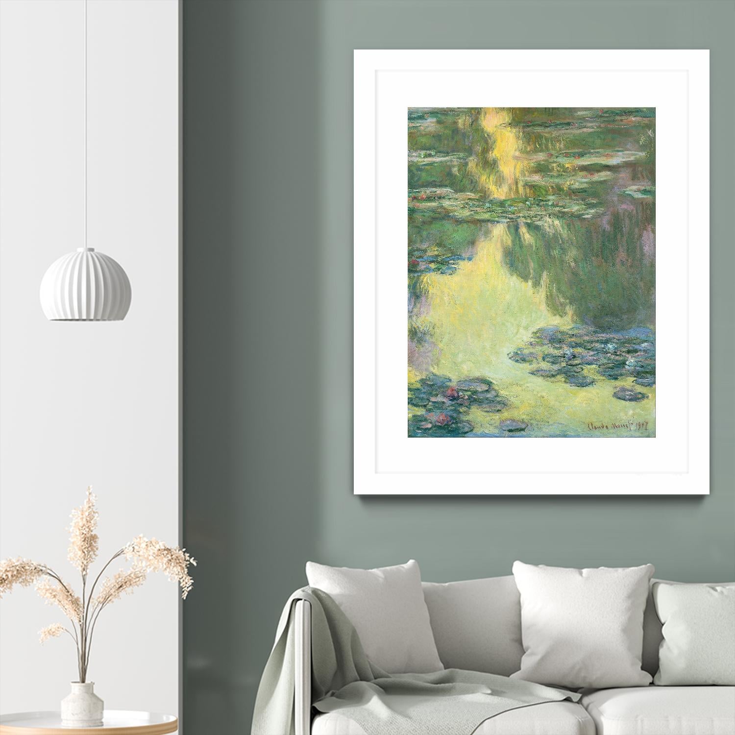 Waterlilies,1907 by Claude Monet on GIANT ART - museums flowers