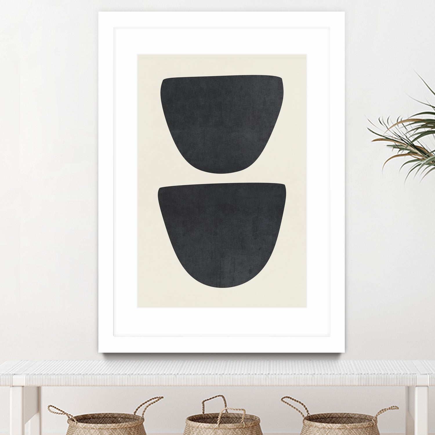 Two by M Studio on GIANT ART - black scandinavian minimalist