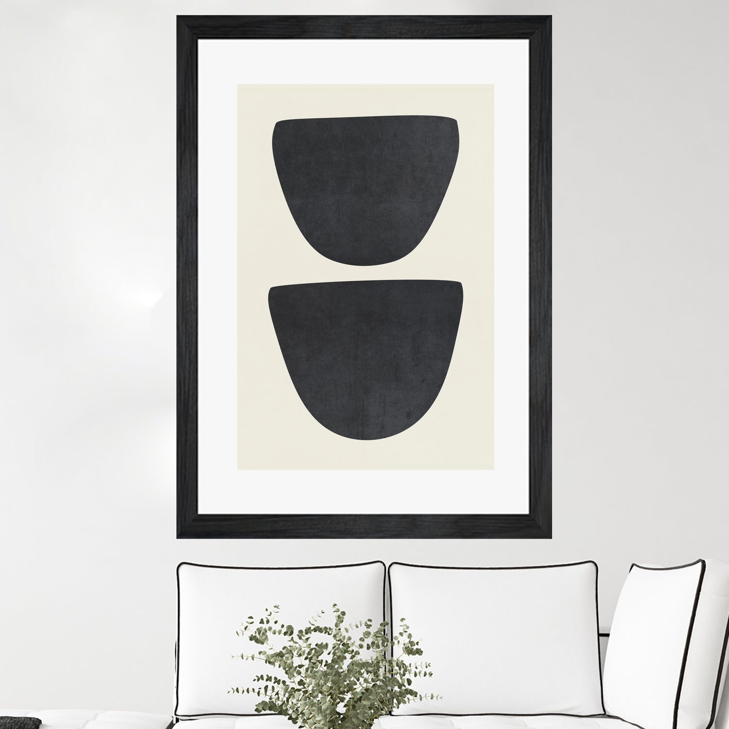 Two by M Studio on GIANT ART - black scandinavian minimalist