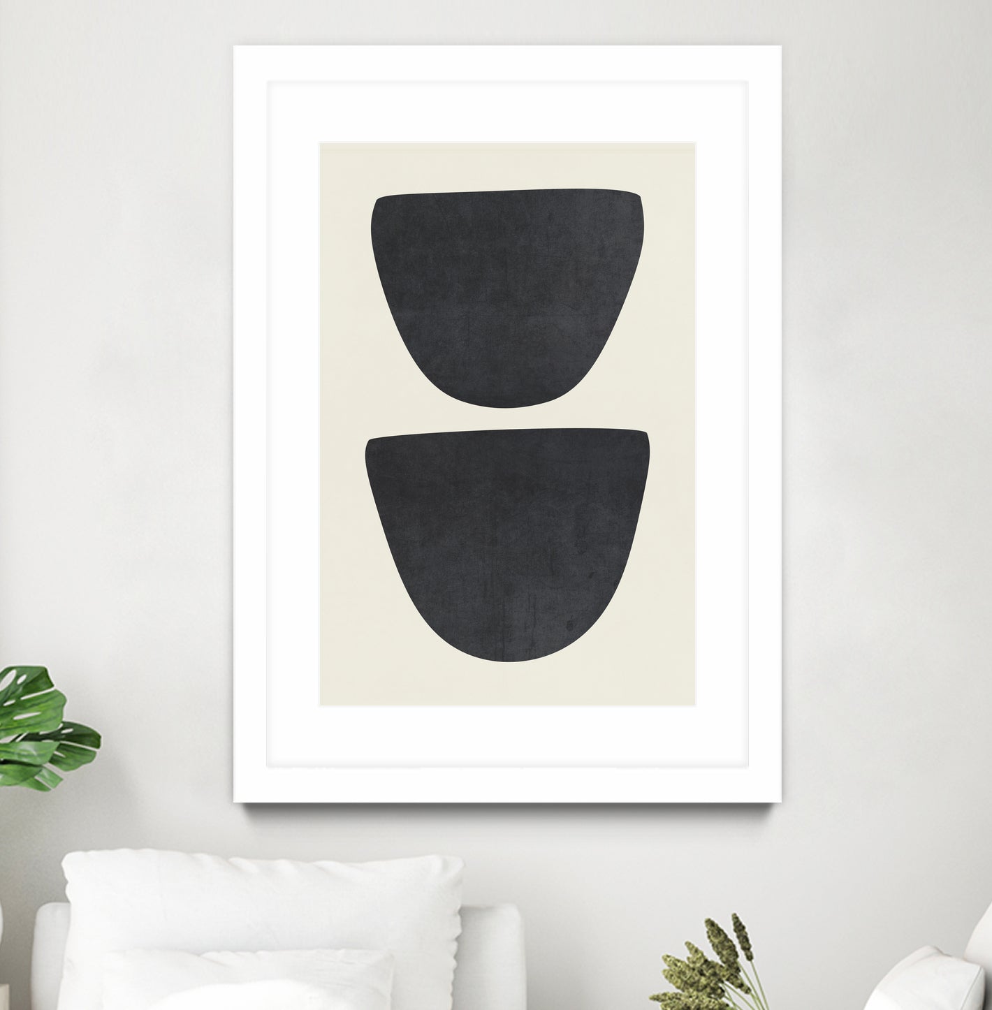 Two by M Studio on GIANT ART - black scandinavian minimalist