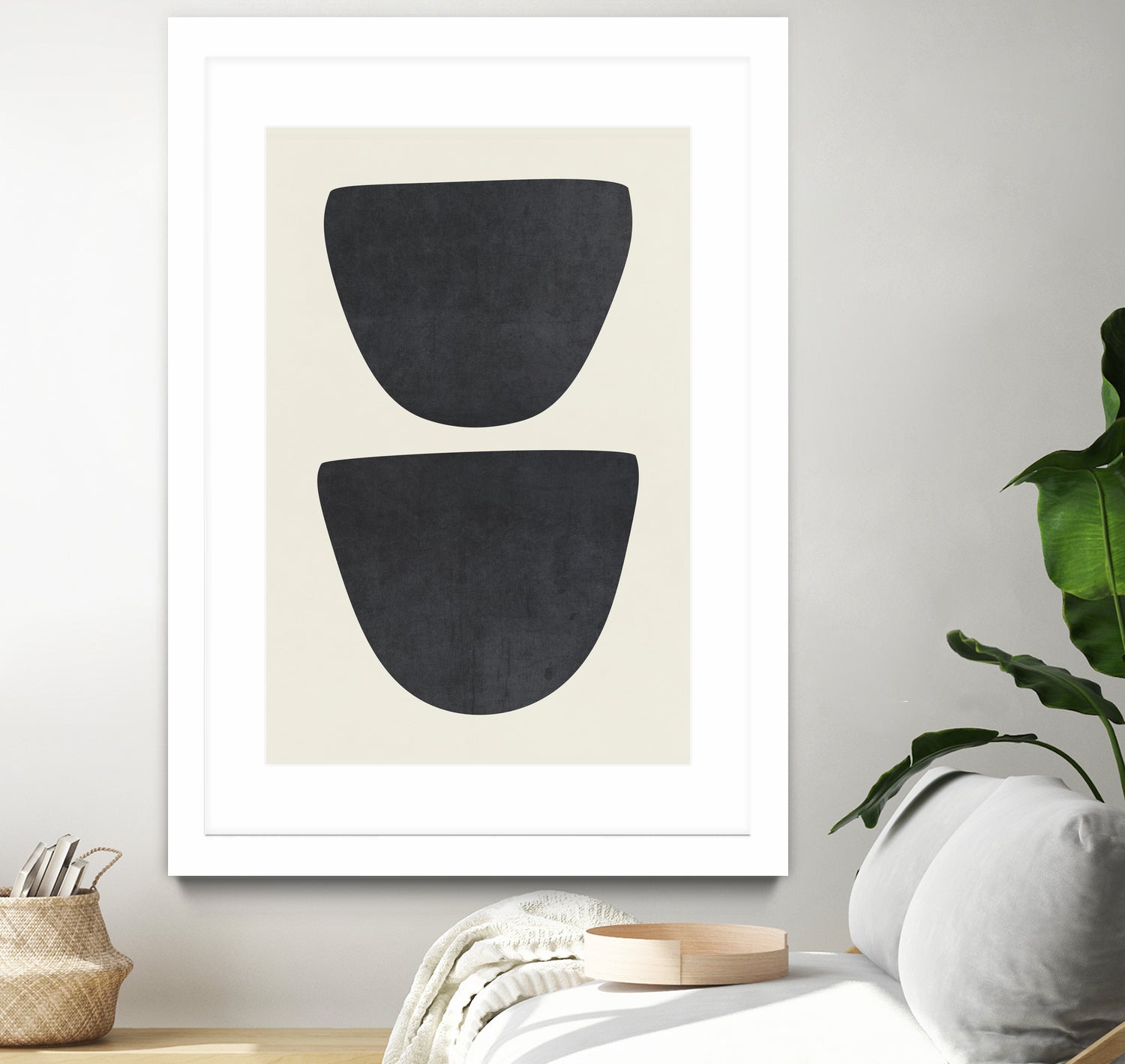 Two by M Studio on GIANT ART - black scandinavian minimalist