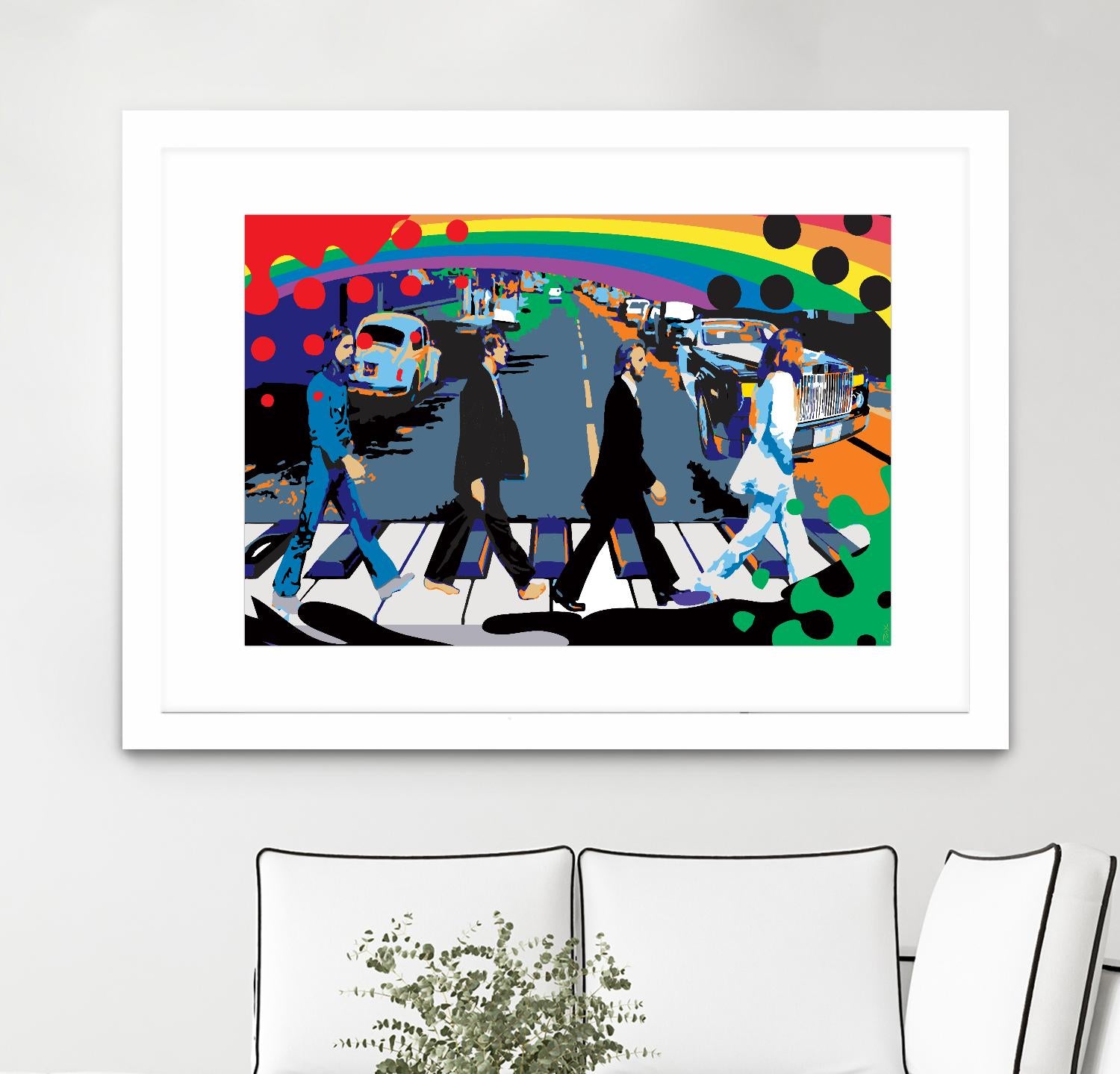Rainbow Road by Ray Lengelé on GIANT ART - red digital john lennon