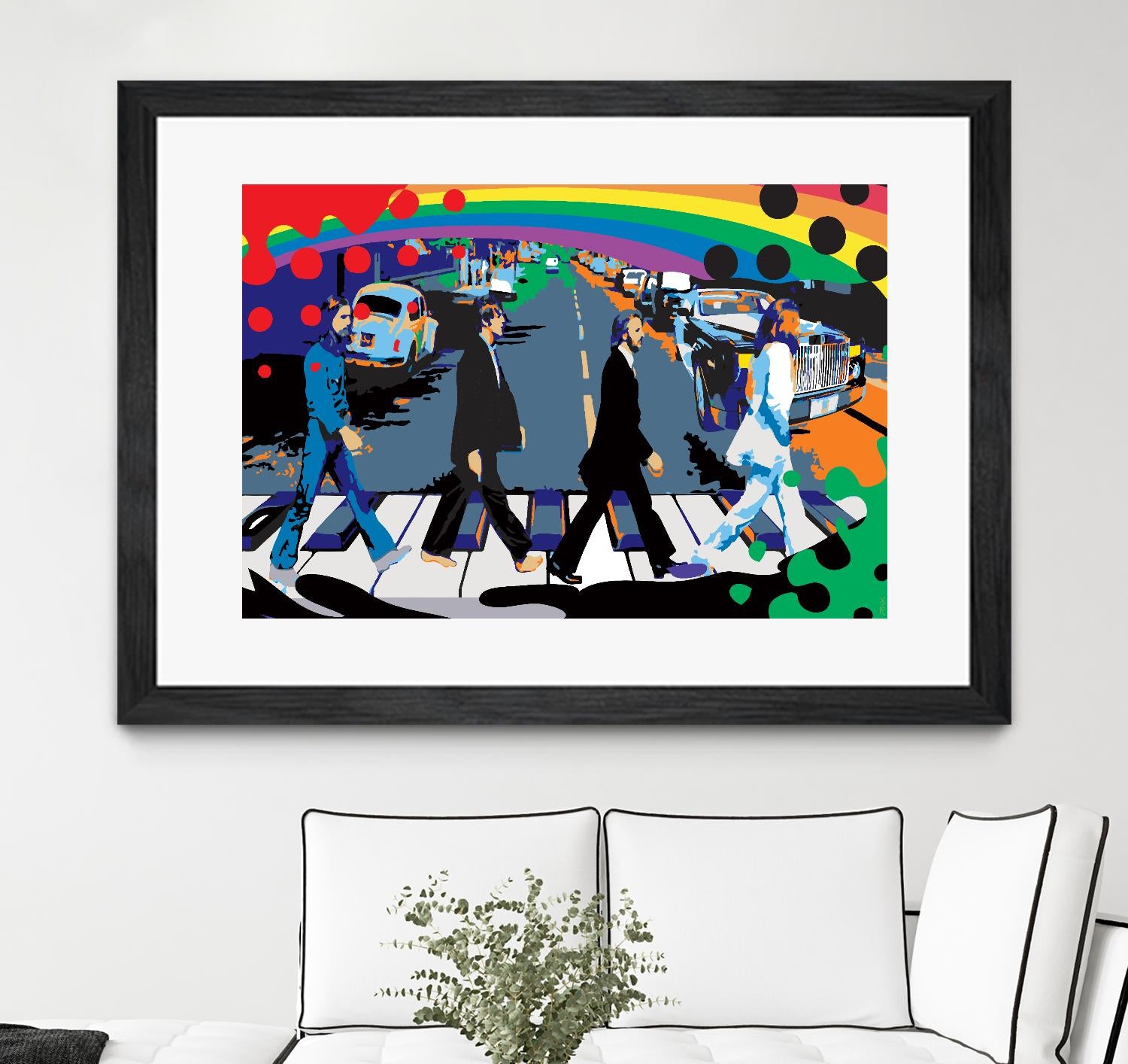 Rainbow Road by Ray Lengelé on GIANT ART - red digital john lennon