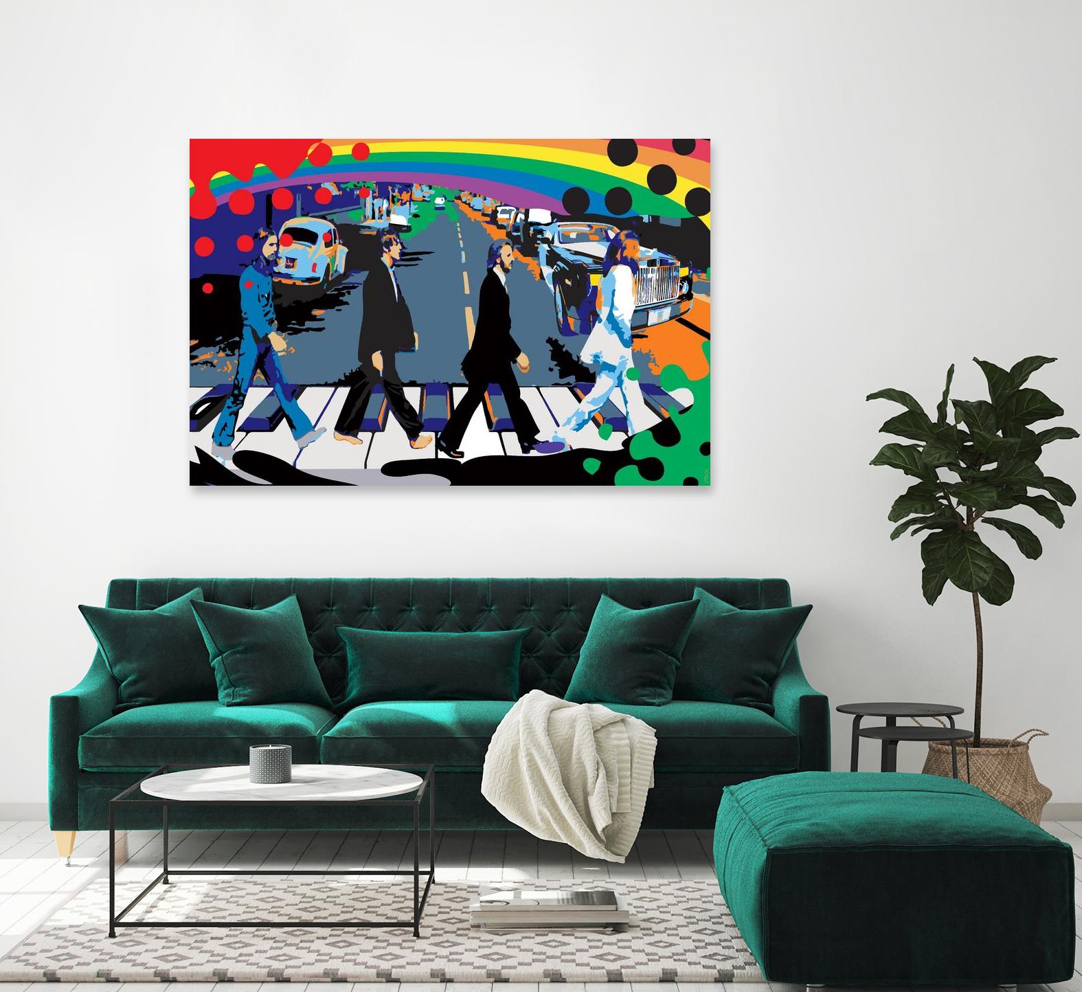 Rainbow Road by Ray Lengelé on GIANT ART - red digital john lennon