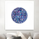 ROND - bleu by Celine Cimon on GIANT ART - blue abstract canadian artist