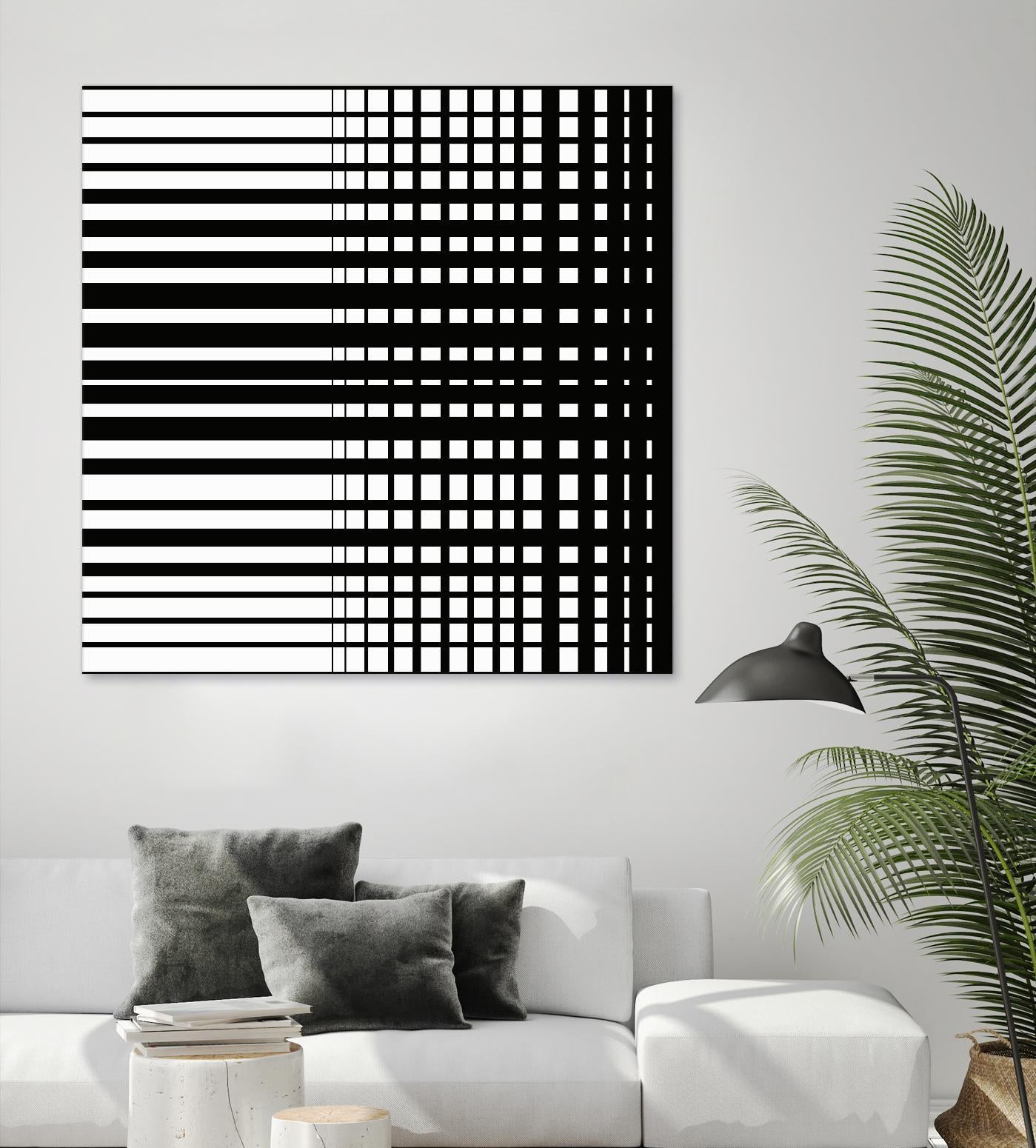 Vibing I by Daleno Art on GIANT ART - white patterns abstrait