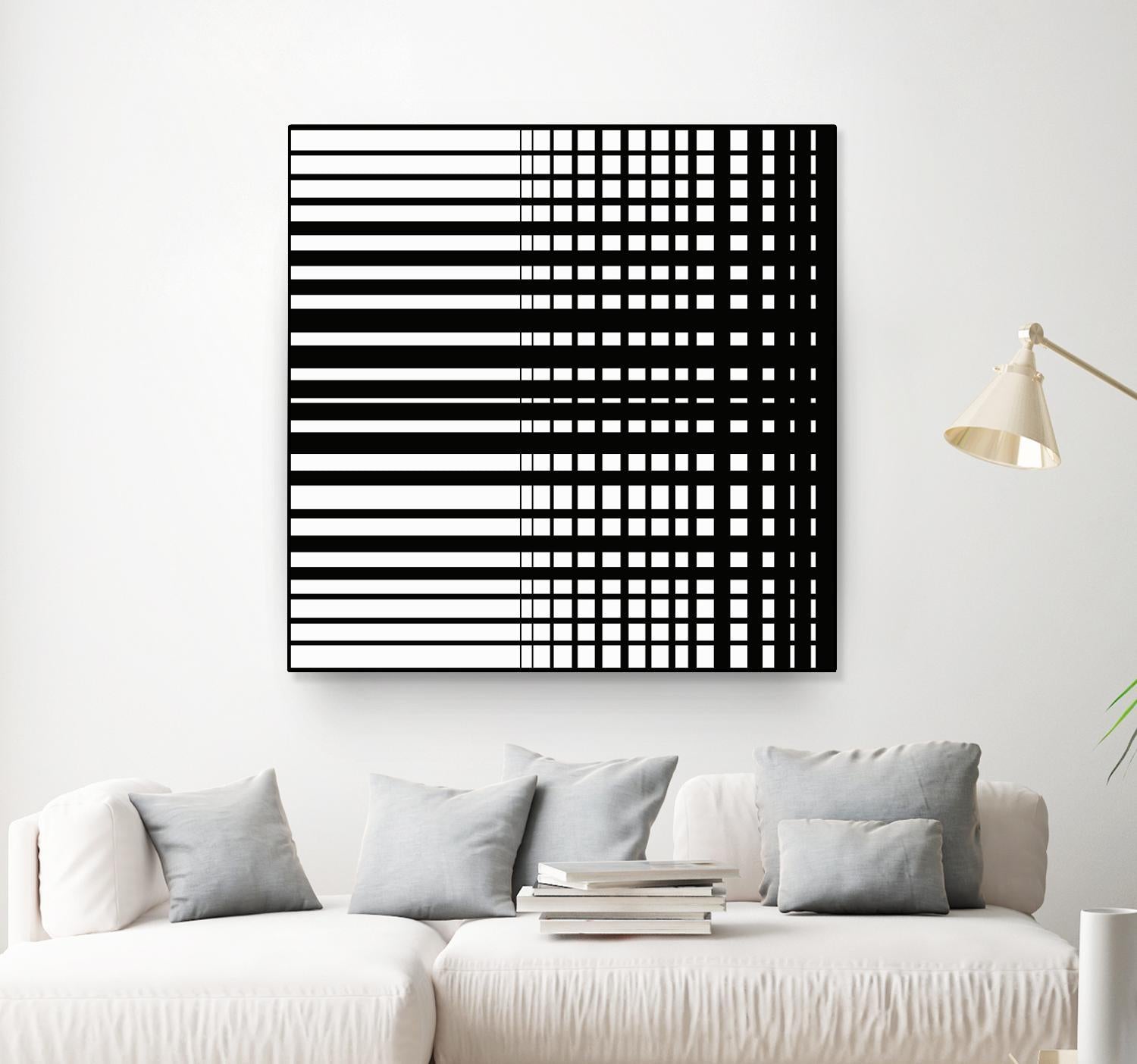 Vibing I by Daleno Art on GIANT ART - white patterns abstrait