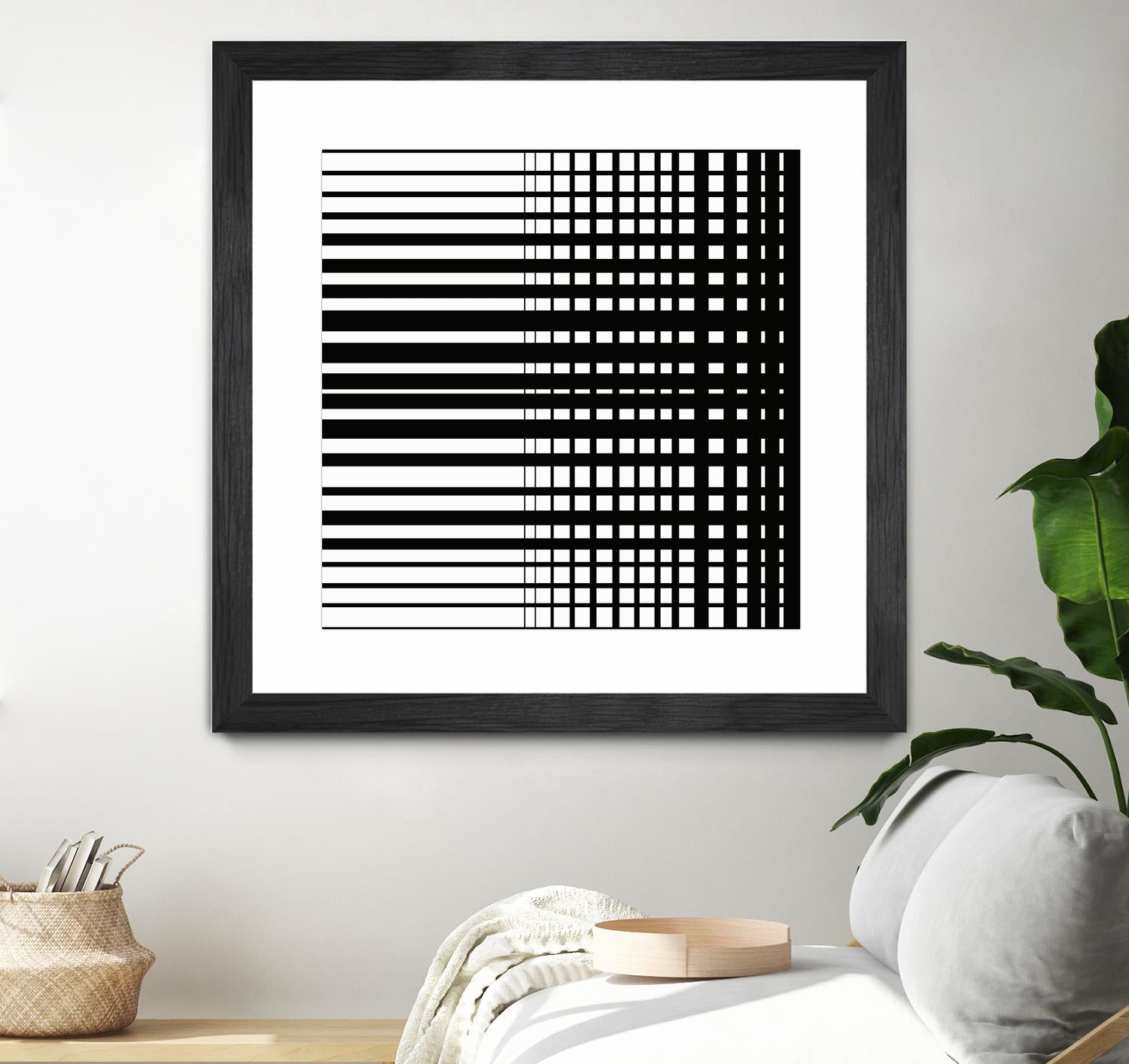 Vibing I by Daleno Art on GIANT ART - white patterns abstrait