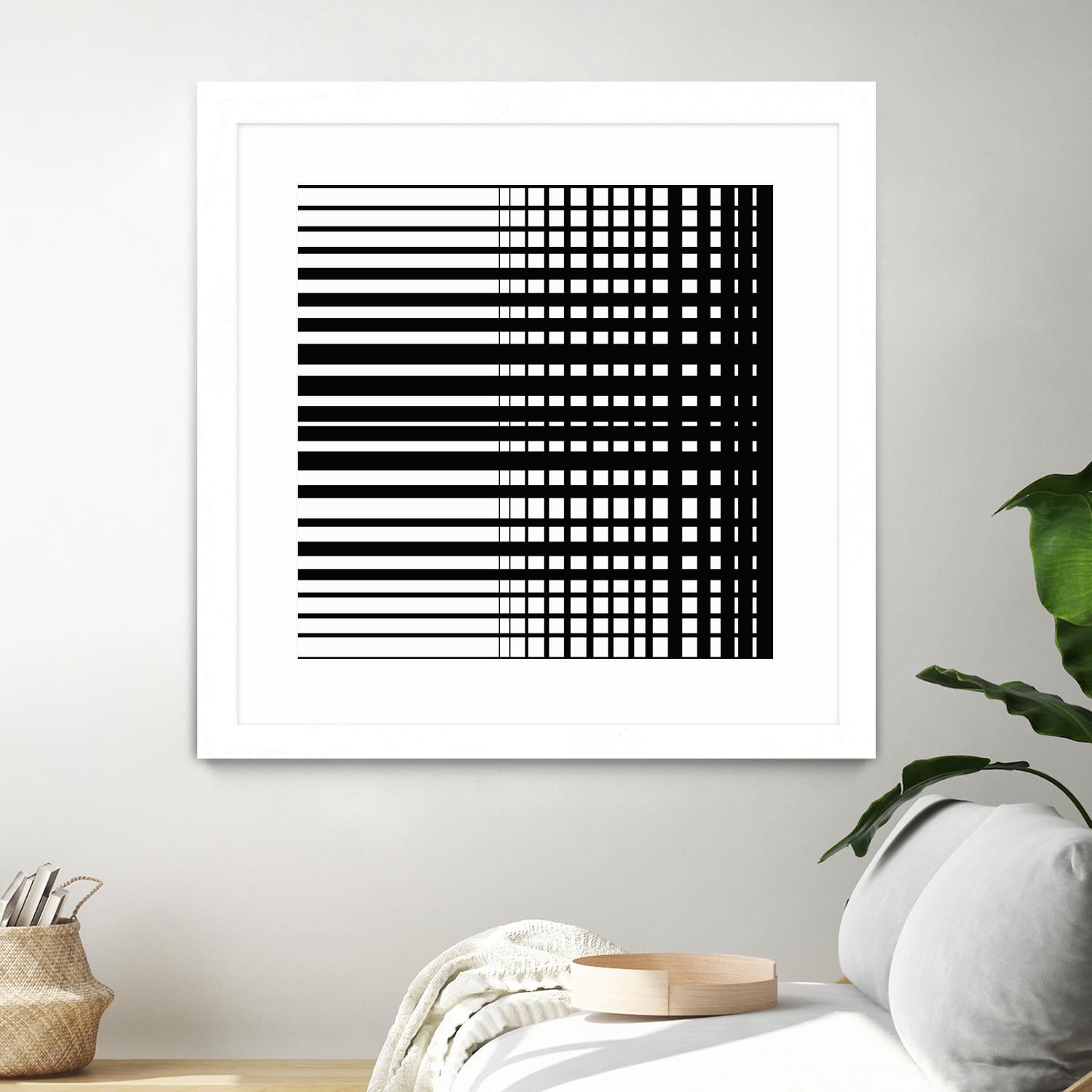 Vibing I by Daleno Art on GIANT ART - white patterns abstrait