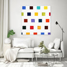 Contrary by Daleno Art on GIANT ART - orange shapes abstrait