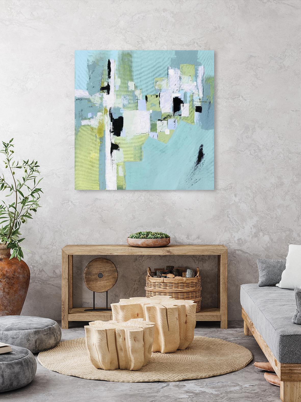 Obstructive Steps by Daleno Art on GIANT ART - green abstract abstract