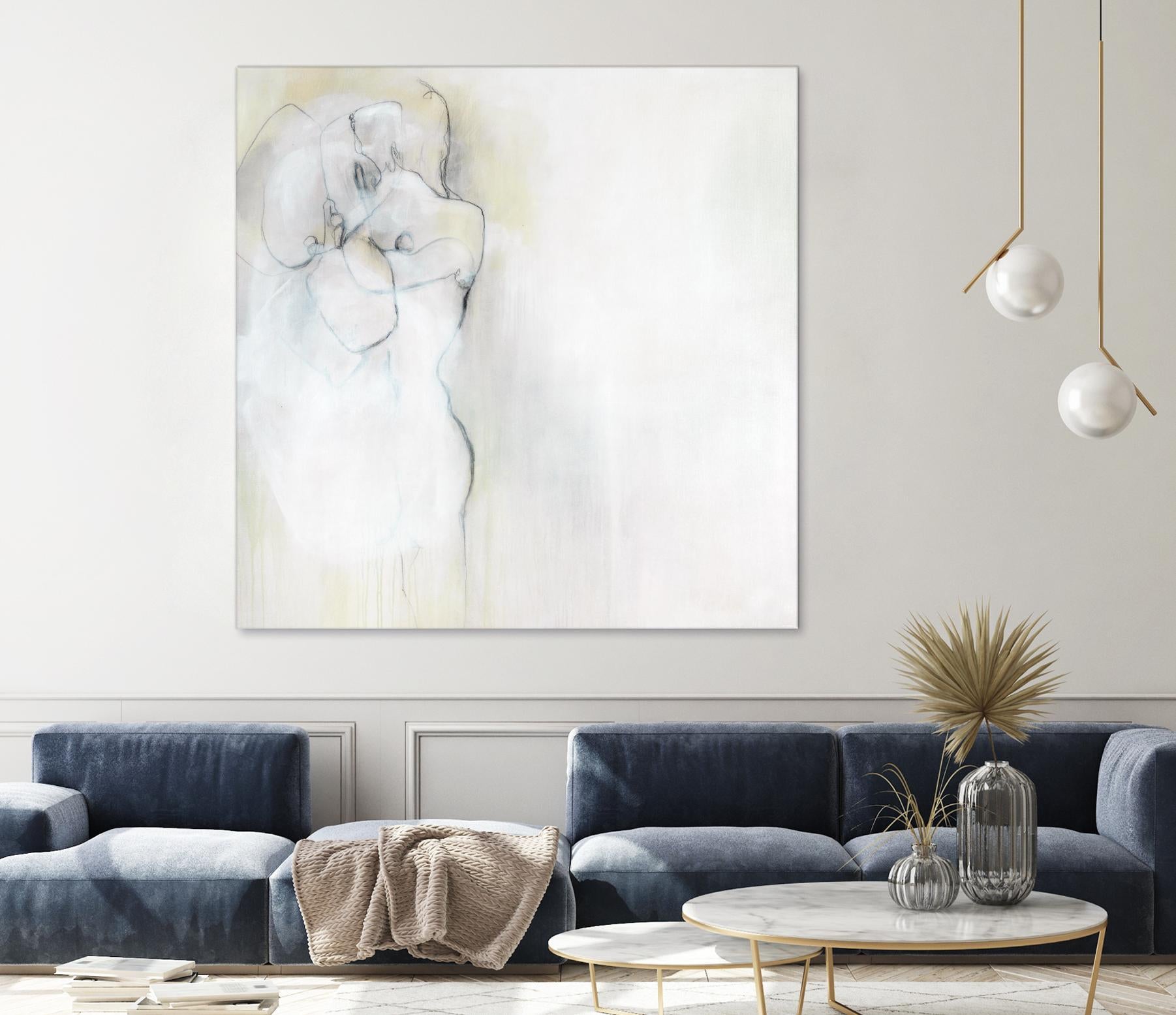 Together in Peace by Daleno Art on GIANT ART - white abstract abstrait